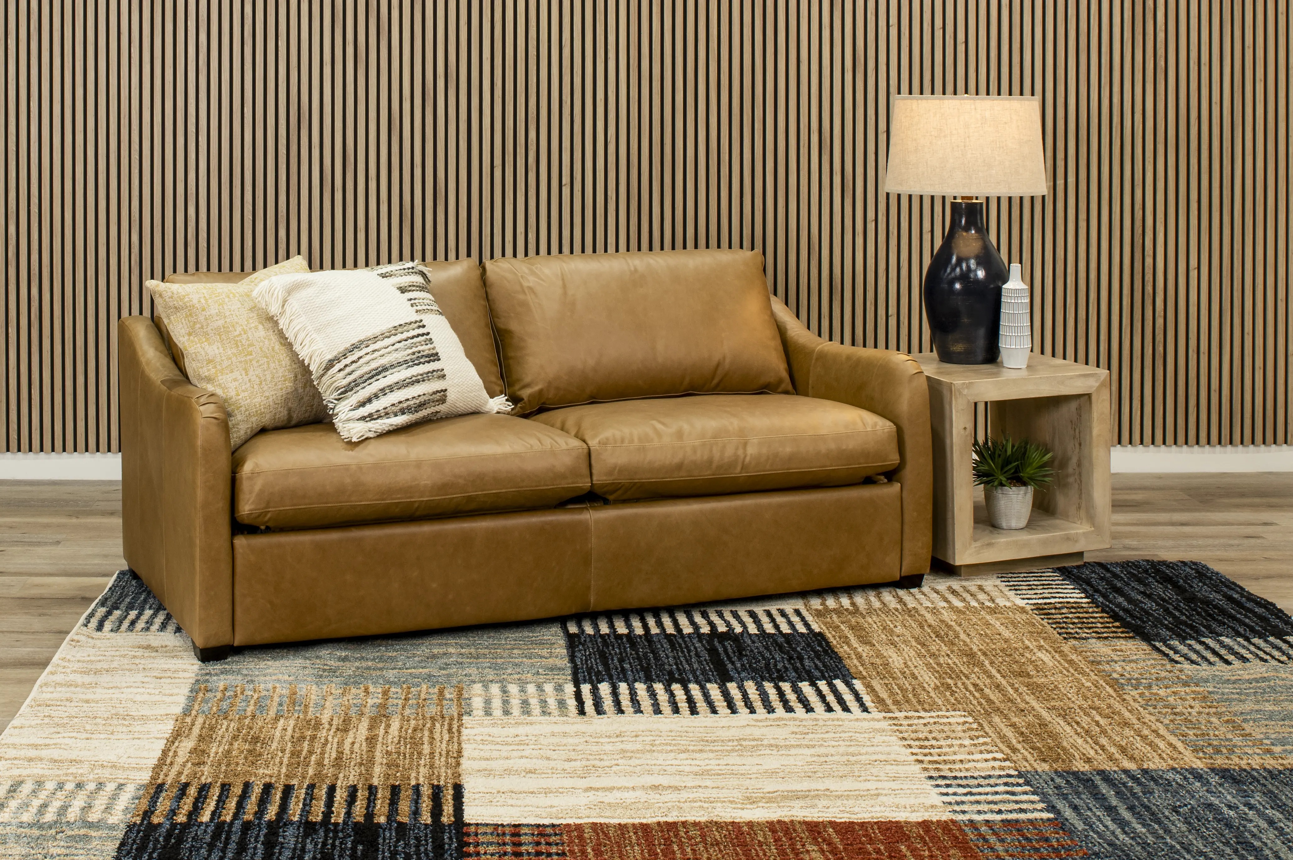 Madison Light Brown Queen Sleeper-2