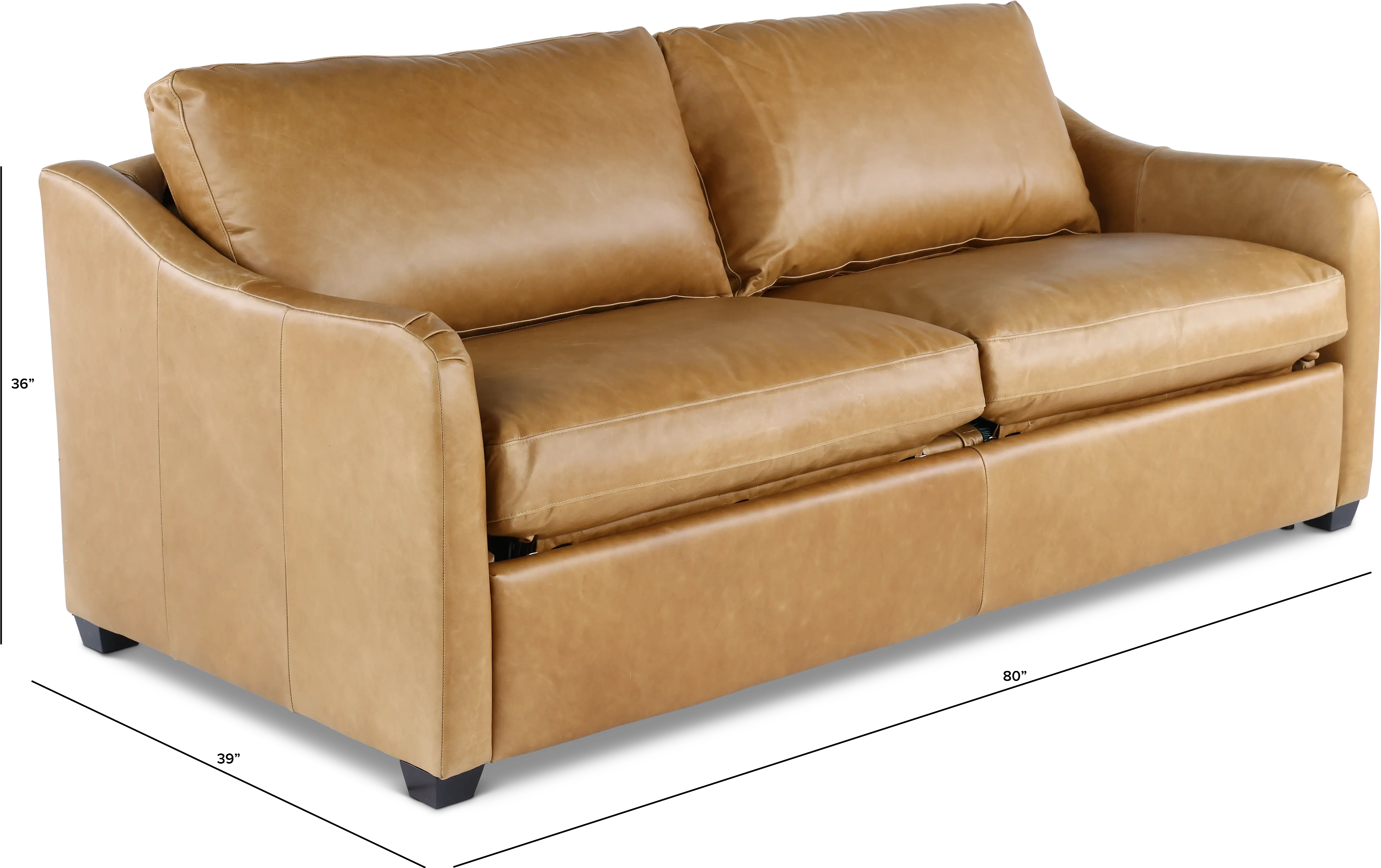 Madison Light Brown Queen Sleeper-3