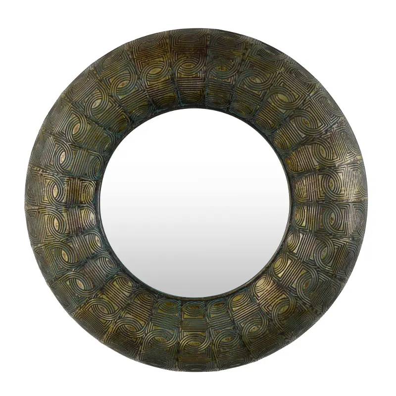 Bronze Metal Wall Mirror