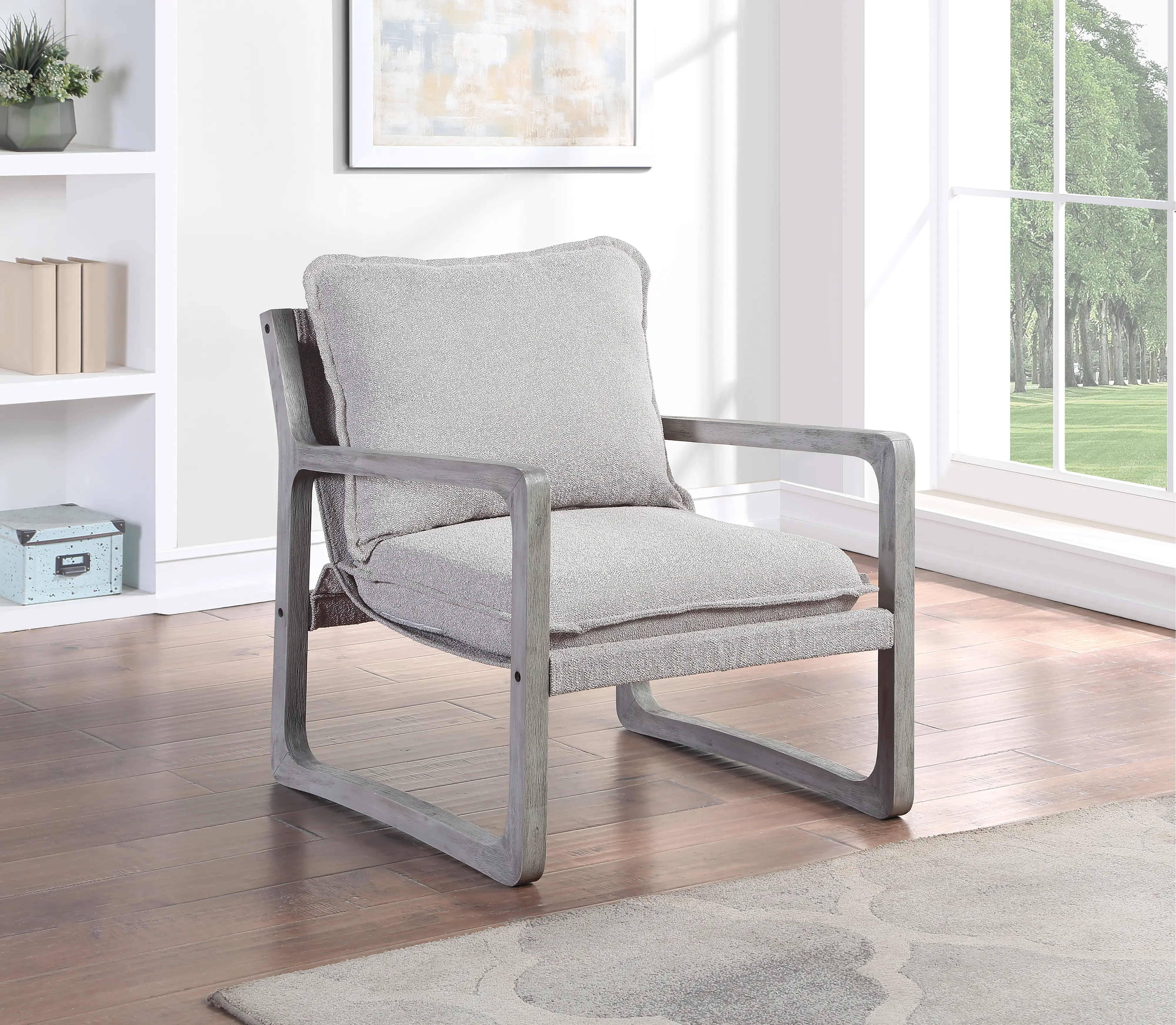 Kai Gray Accent Chair-2