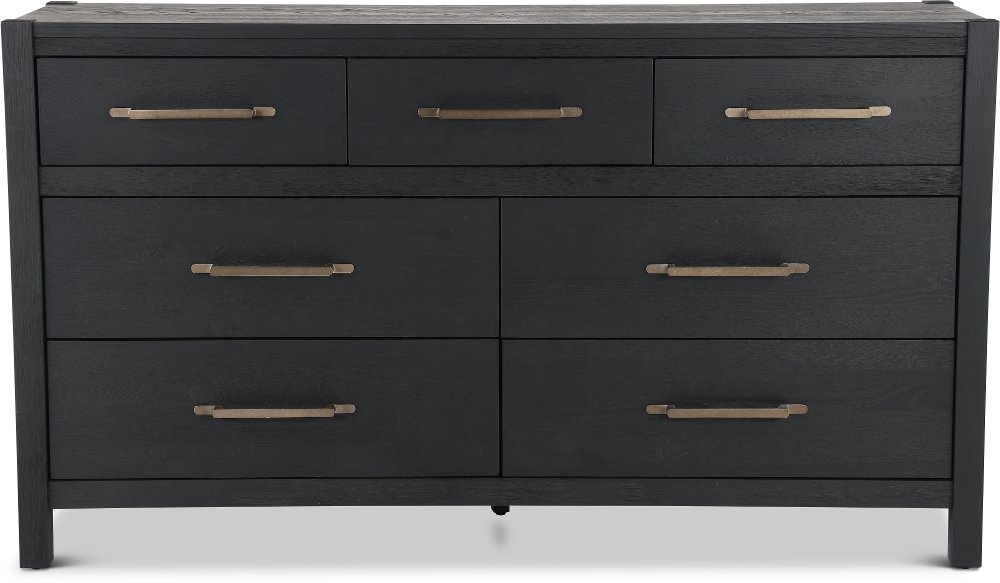 Boho Black Dresser
