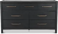Boho Black Dresser