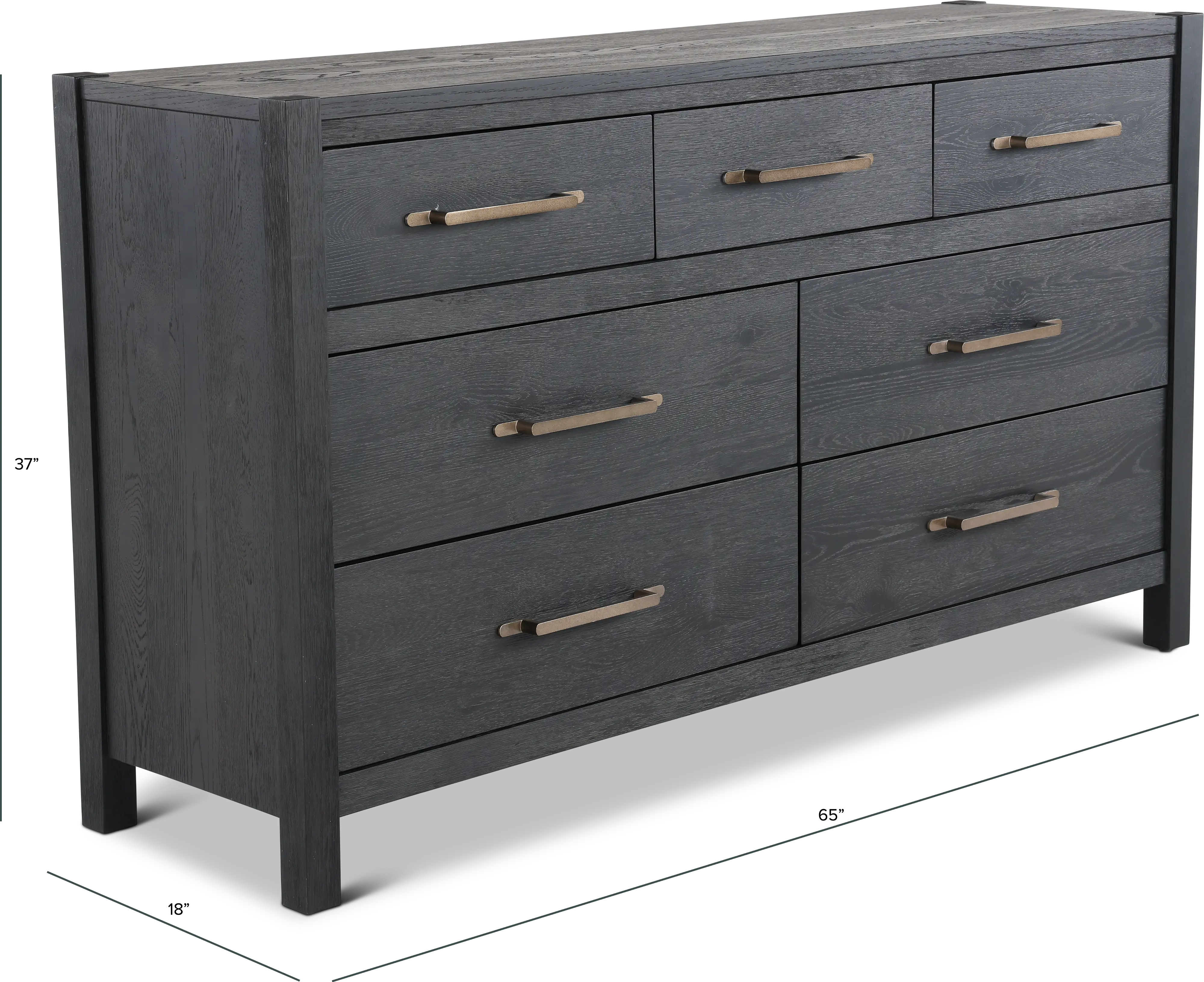 Boho Black Dresser-3