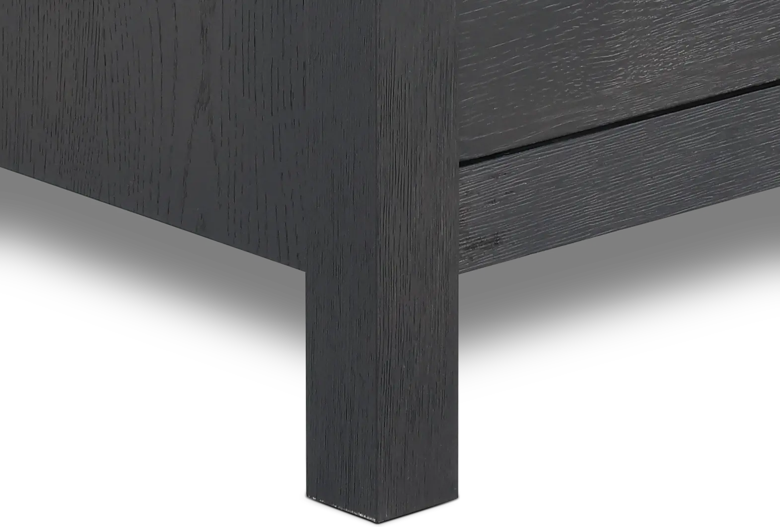 Boho Black Nightstand-7