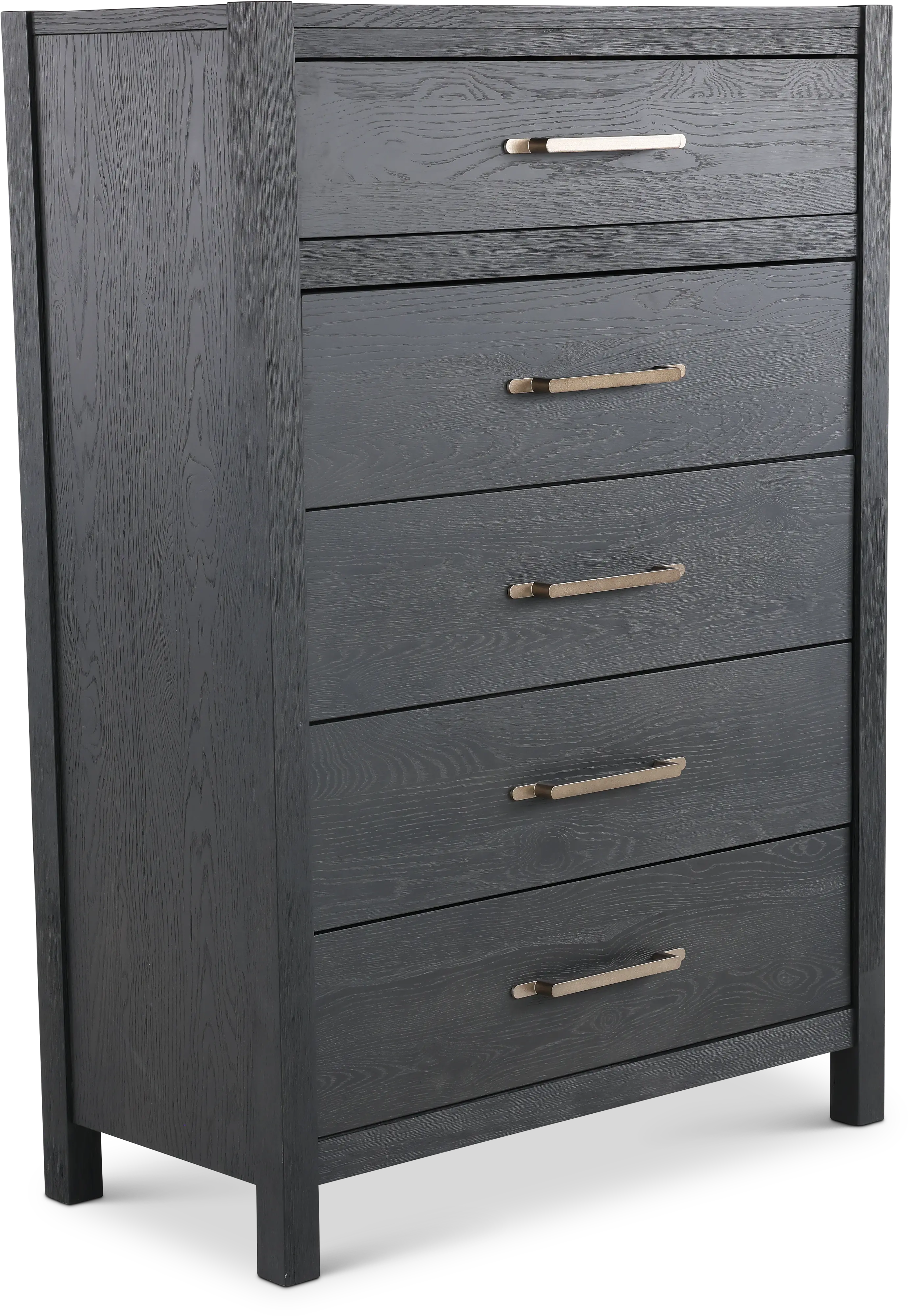 Boho Black Chest of Drawers-2