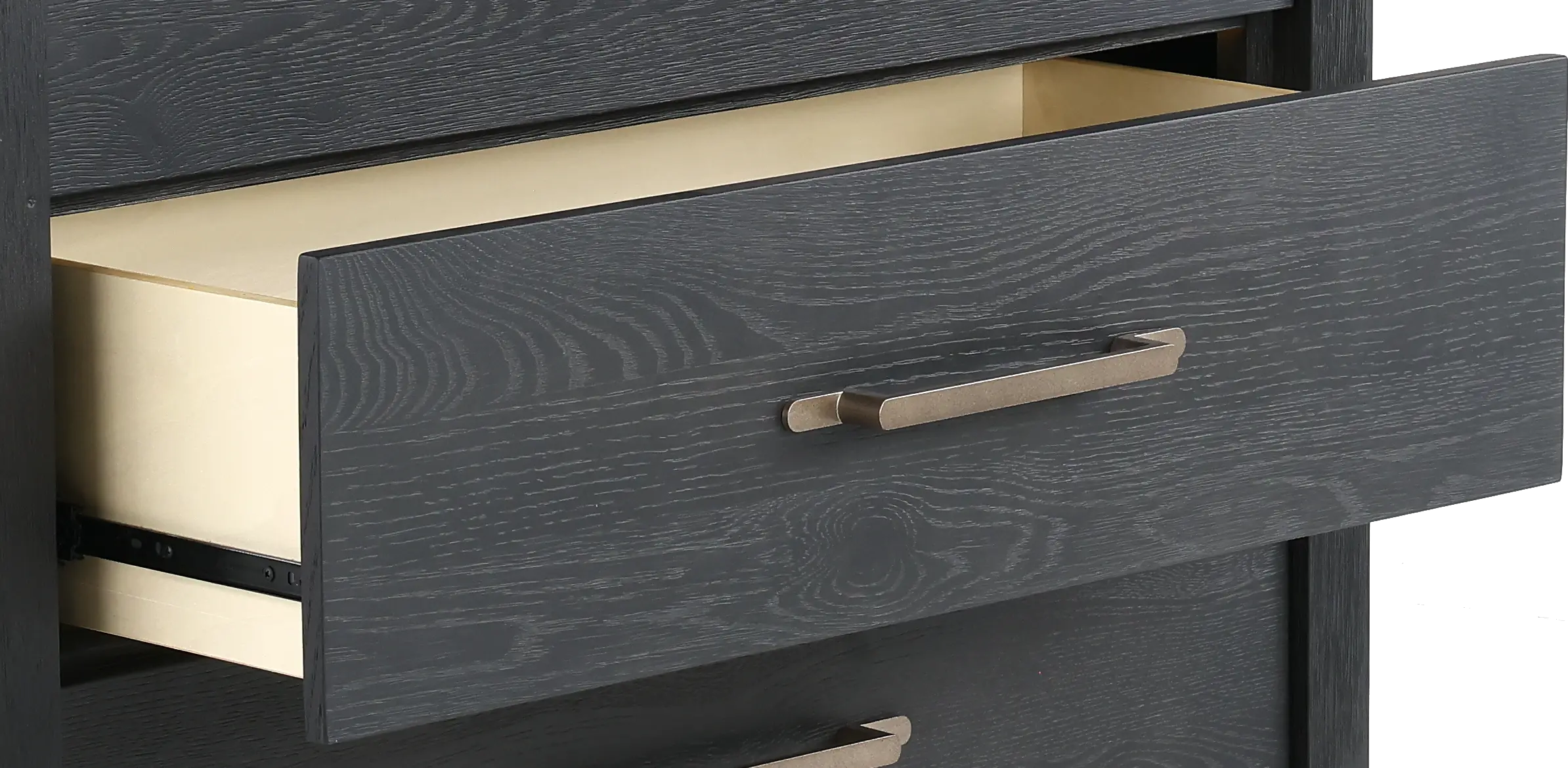 Boho Black Chest of Drawers-6