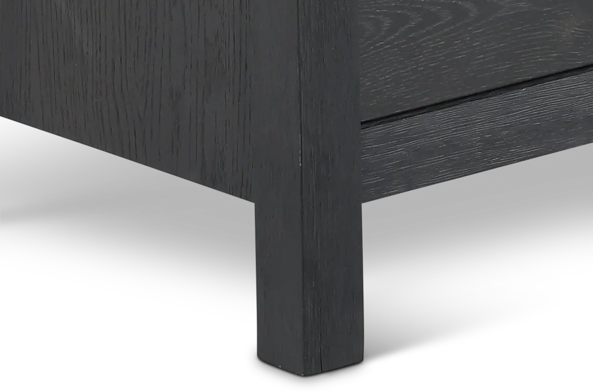 Boho Black Chest of Drawers-7