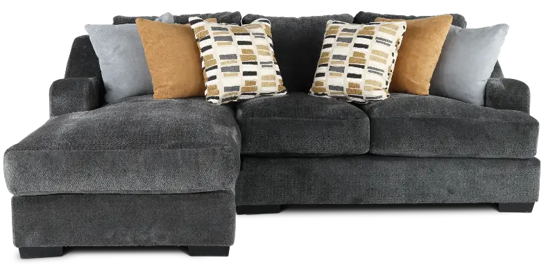 Challenger Graphite Gray 2 Piece Sectional
