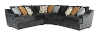 3PC/GRPT/CHLLNGR/OP1 Challenger Graphite Gray 3 Piece Sectional