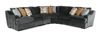 4PC/GRPT/CHLLNGR/OP3 Challenger Graphite Gray 4 Piece Sectional