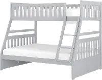Oakley Gray Twin-over-Full Bunk Bed
