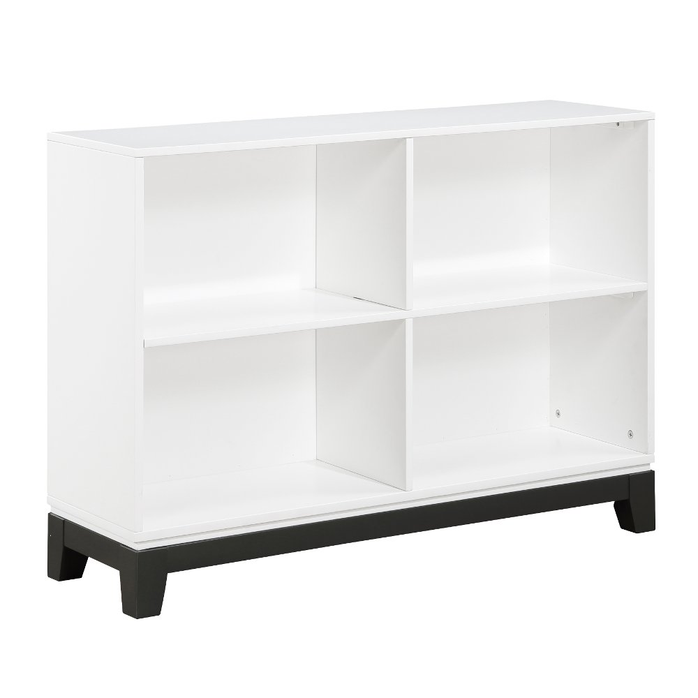 Jordan White 4 Shelf Bookcase