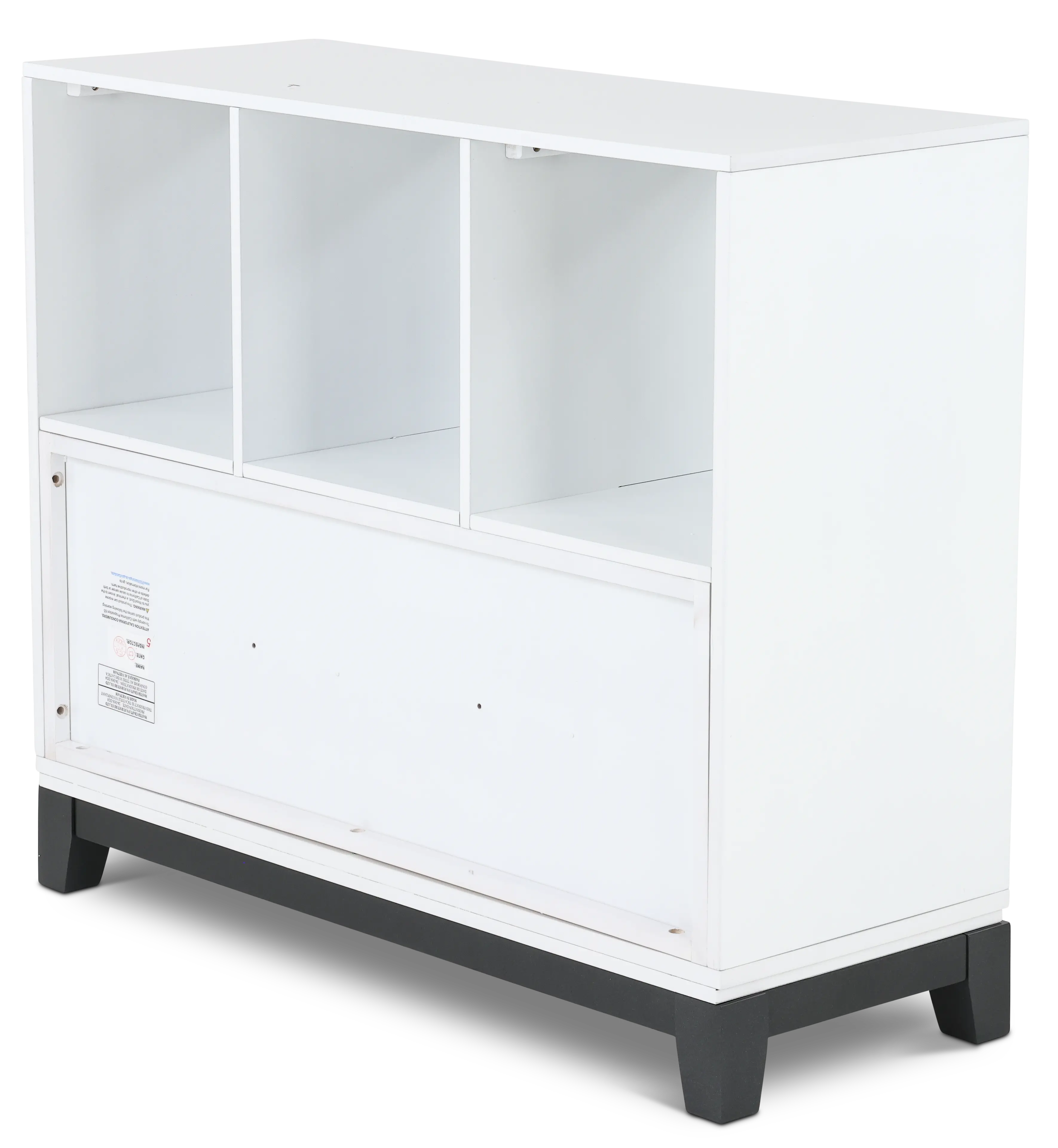 Jordan White 6 Shelf Bookcase-5