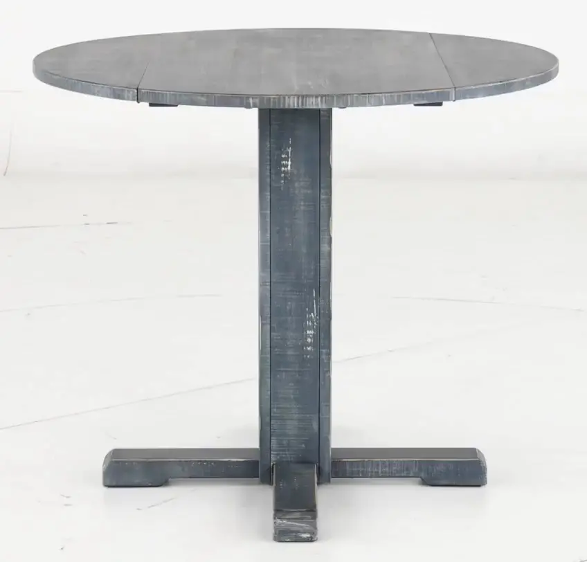 Beach Haven Blue Drop-Leaf Dining Table-5