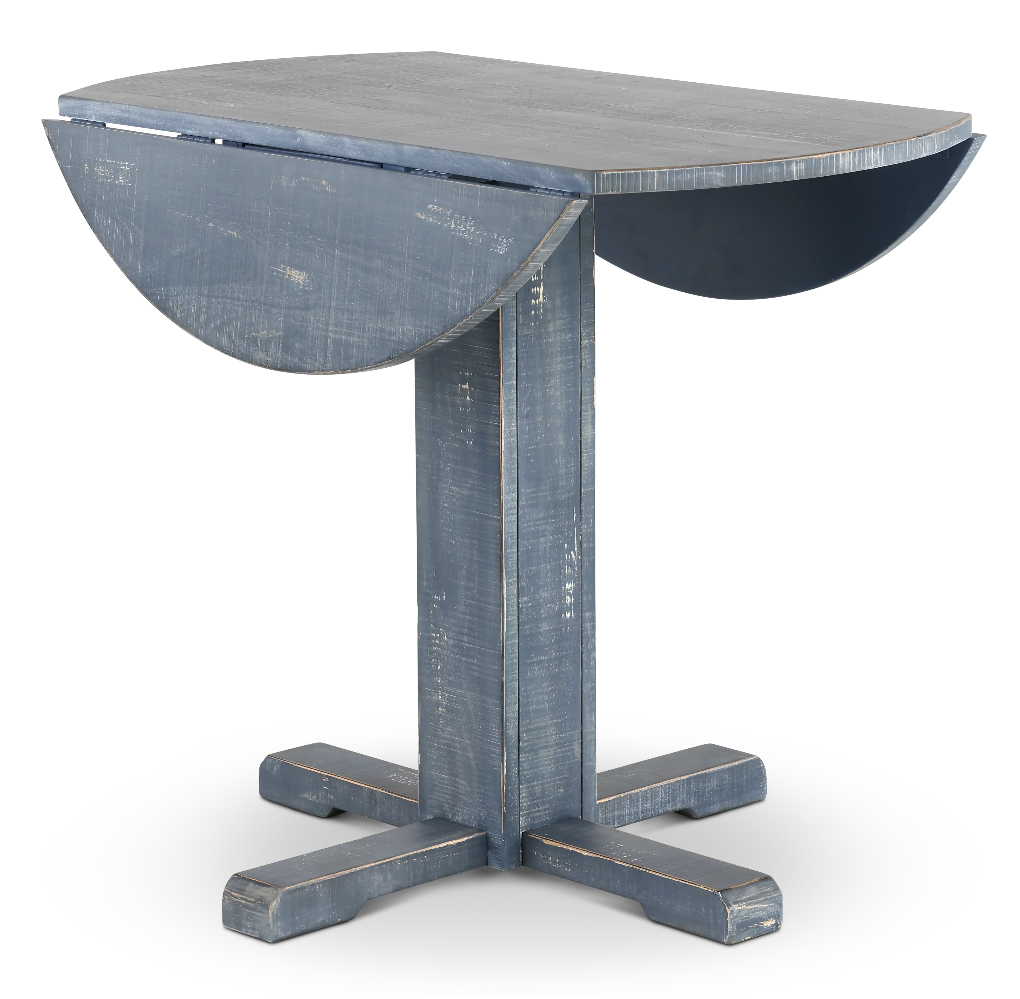 Beach Haven Blue Drop-Leaf Dining Table-6