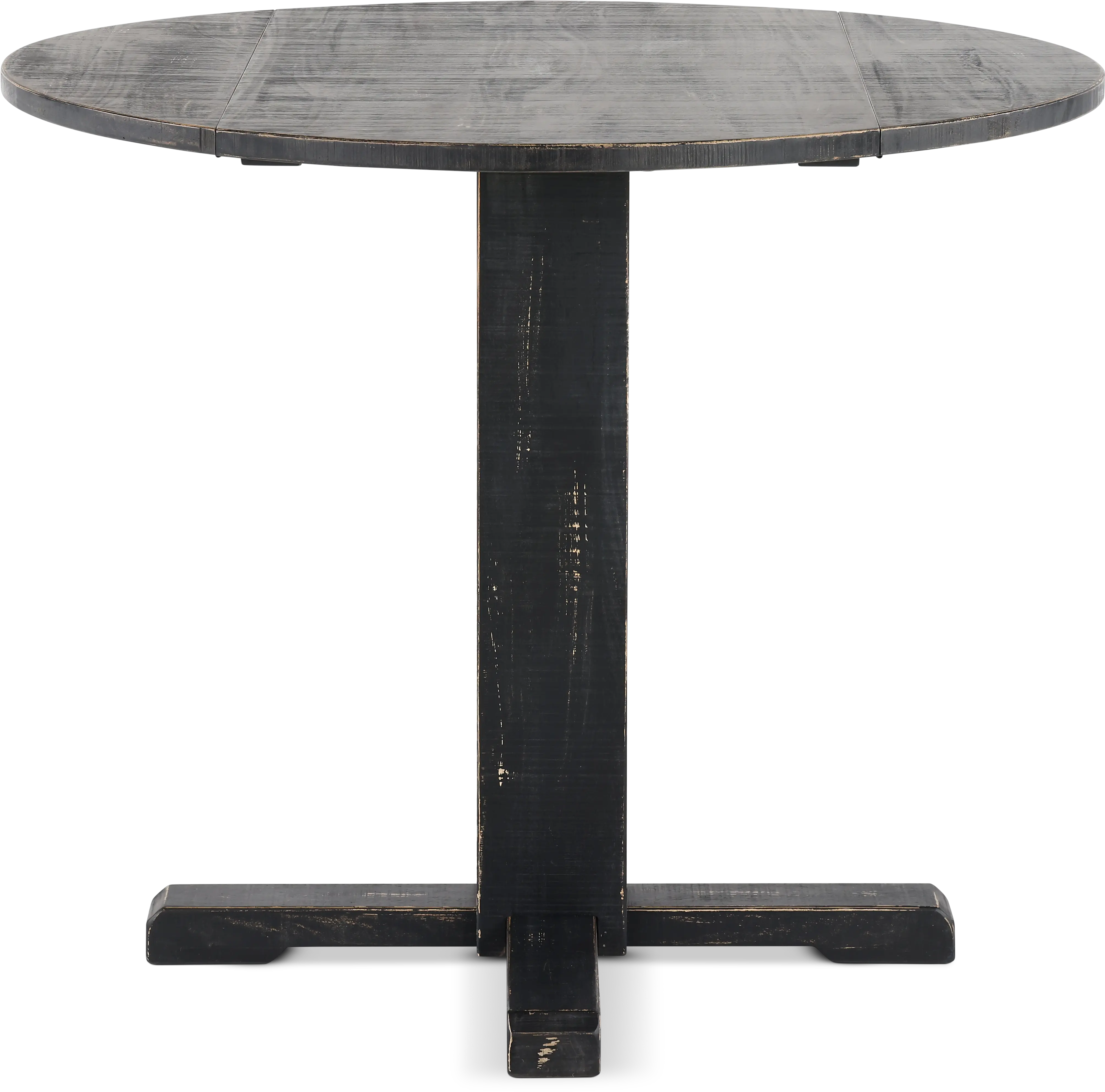 Beach Haven Black Drop-Leaf Dining Table-4