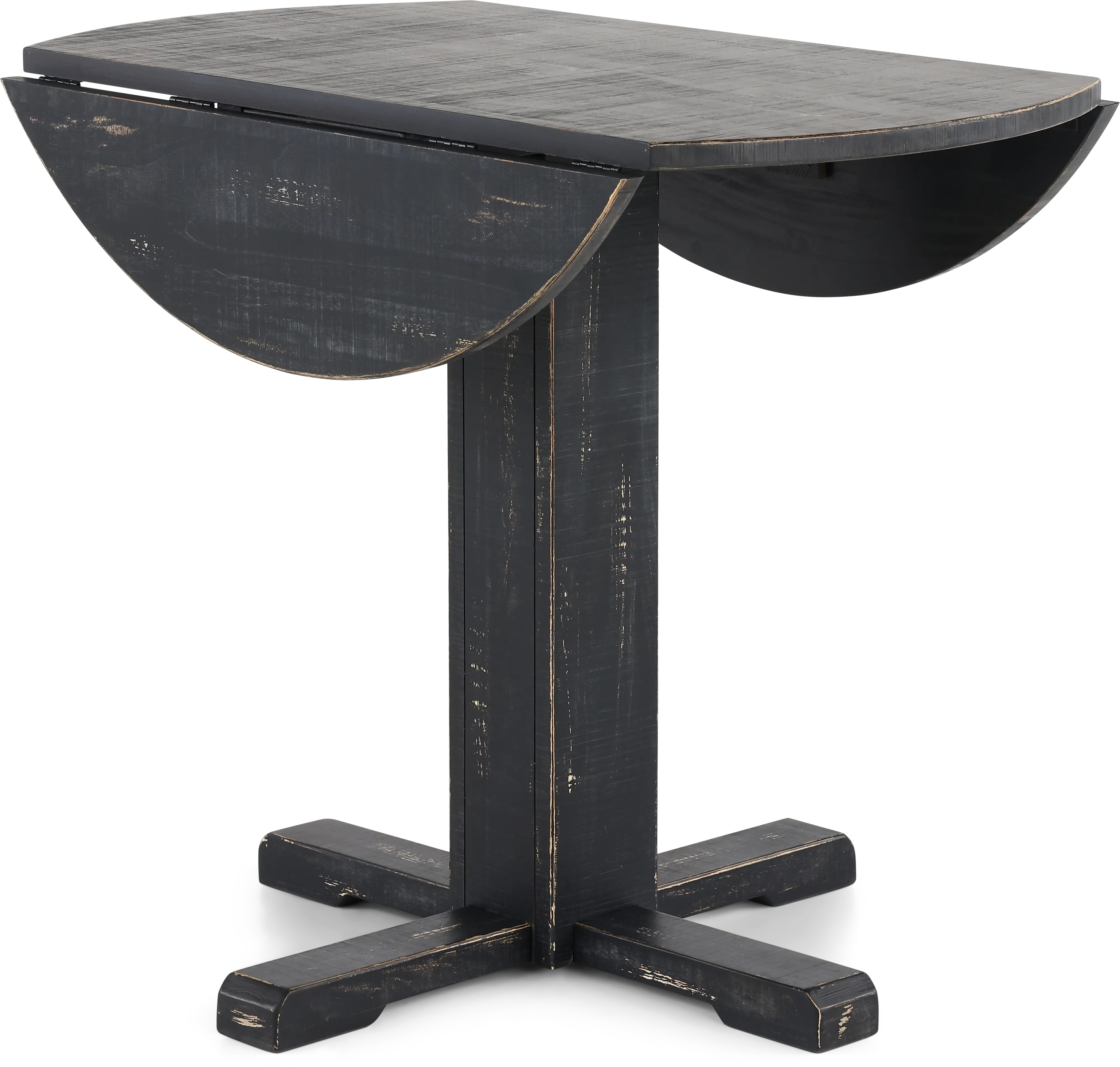 Beach Haven Black Drop-Leaf Dining Table-6