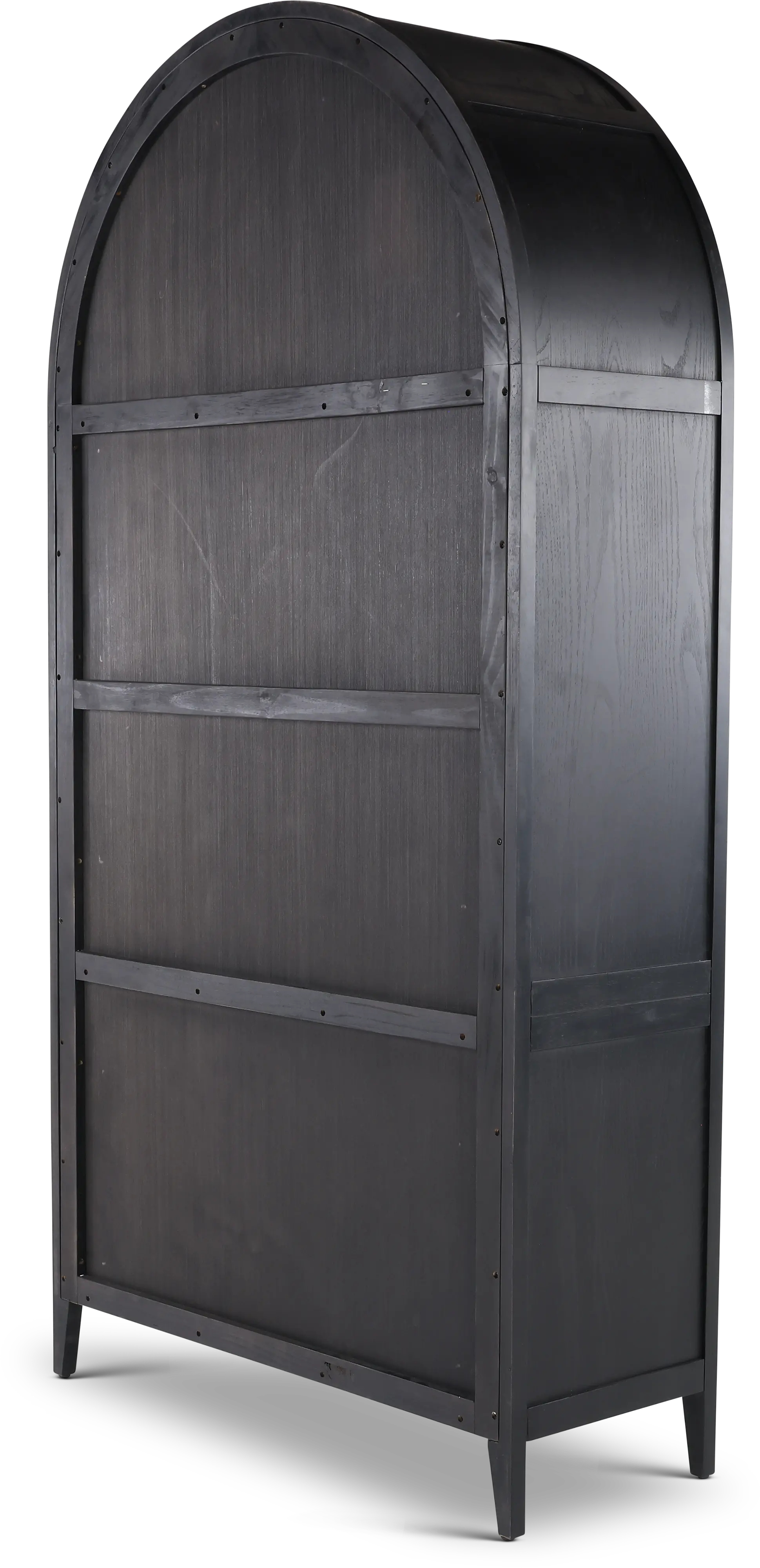 Flynn Black Arched Cabinet-6