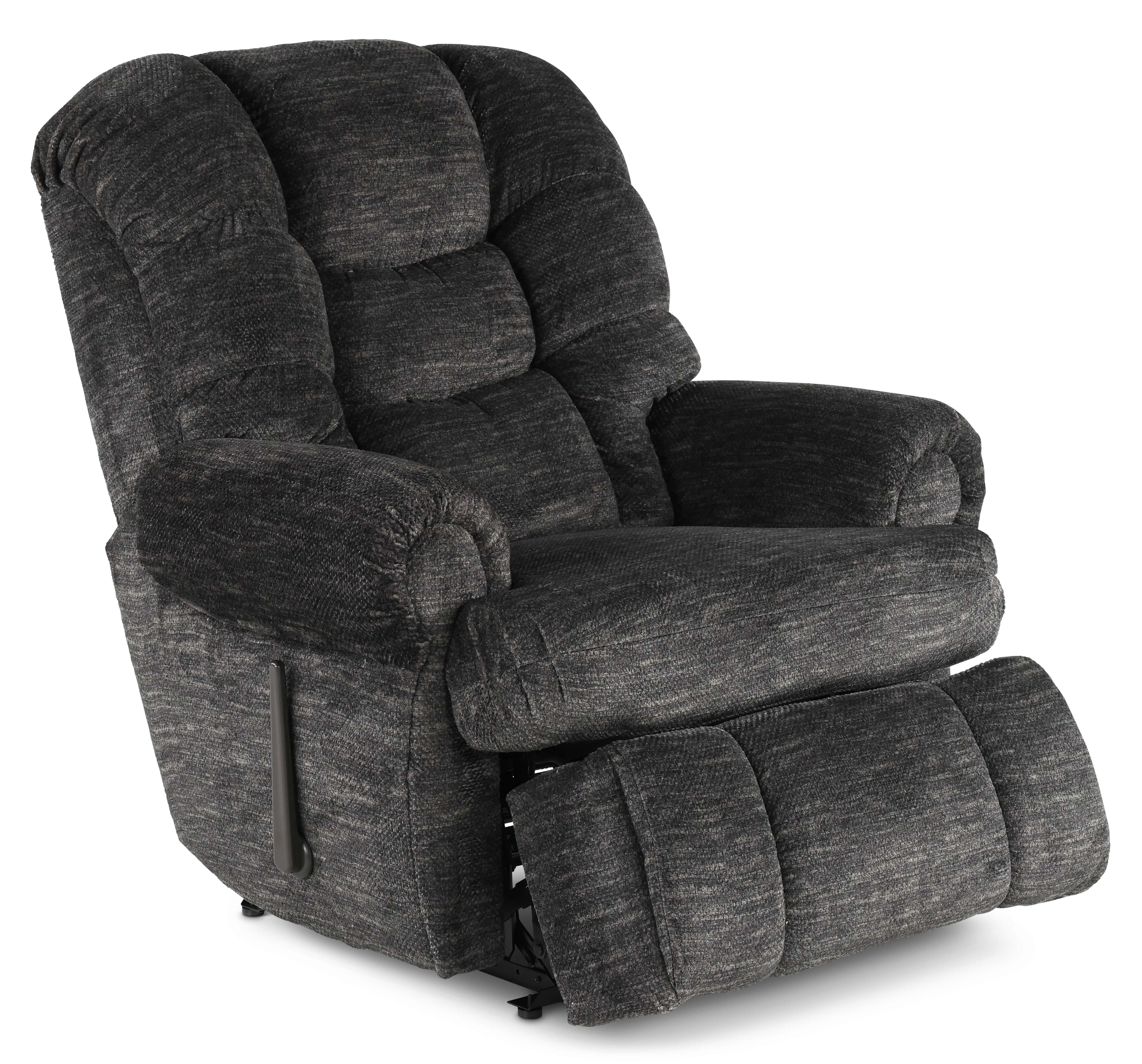King Comfort Graphite Gray Big and Tall Recliner-7
