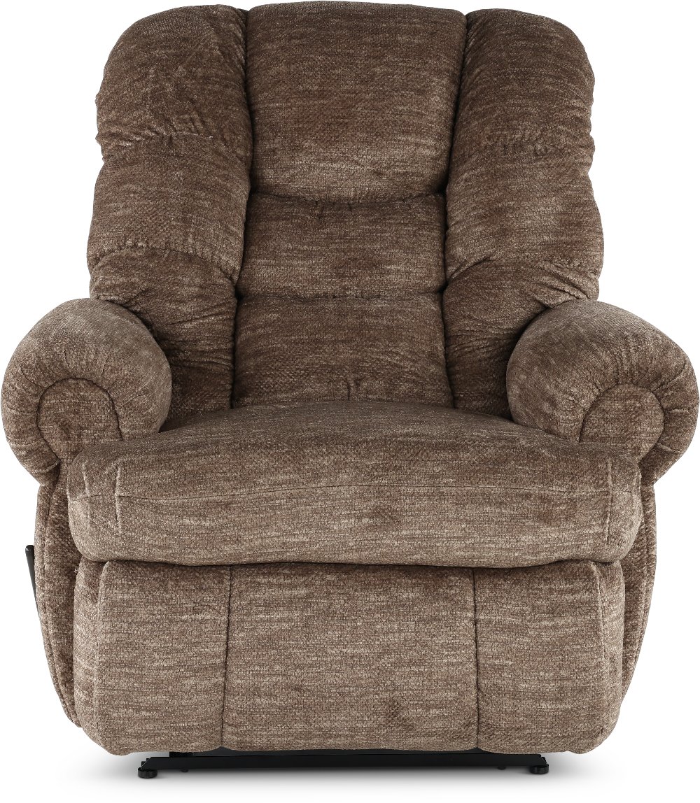 King Comfort Camel Brown Big and Tall Recliner