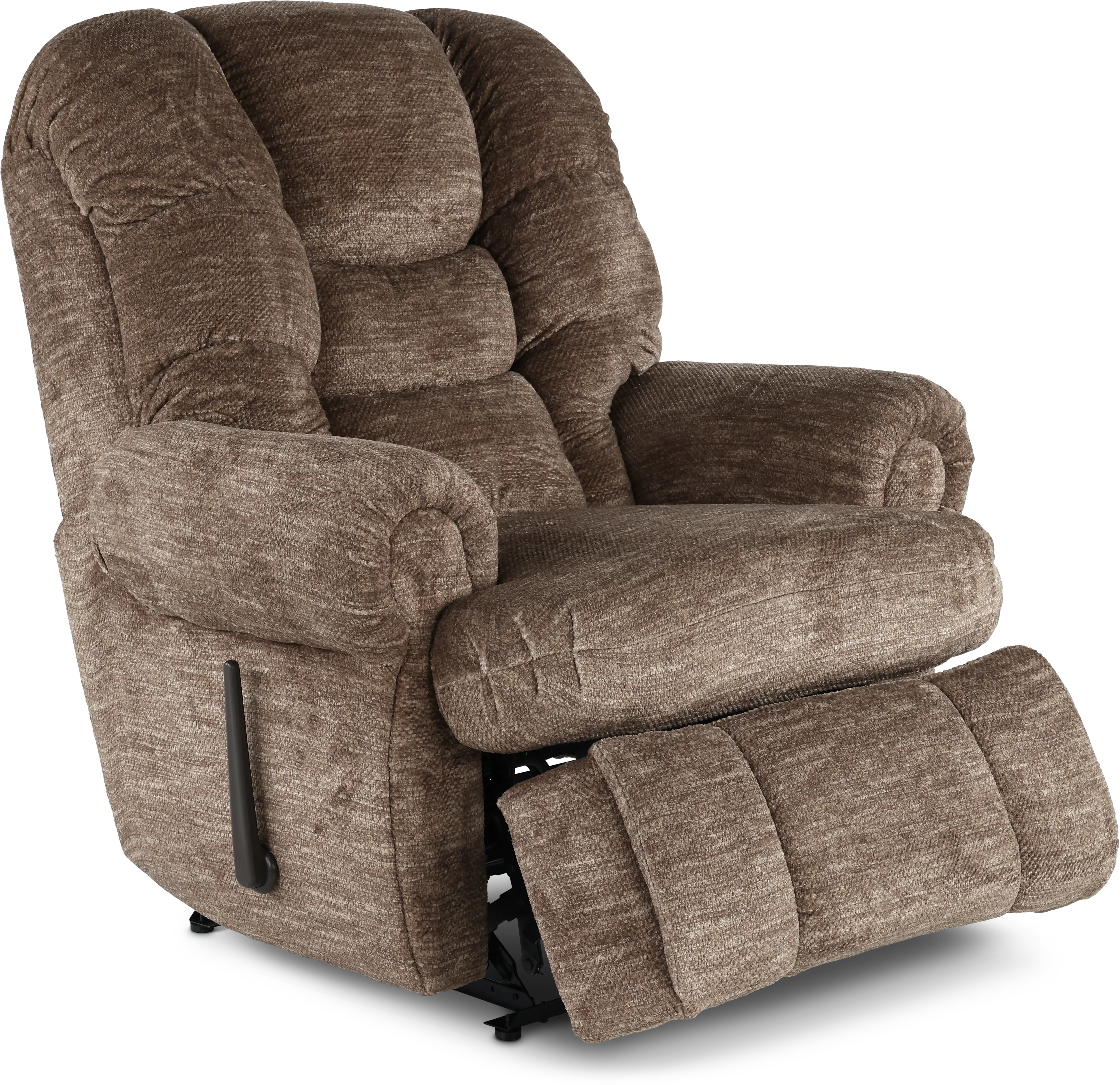 King Comfort Camel Brown Big and Tall Recliner-7