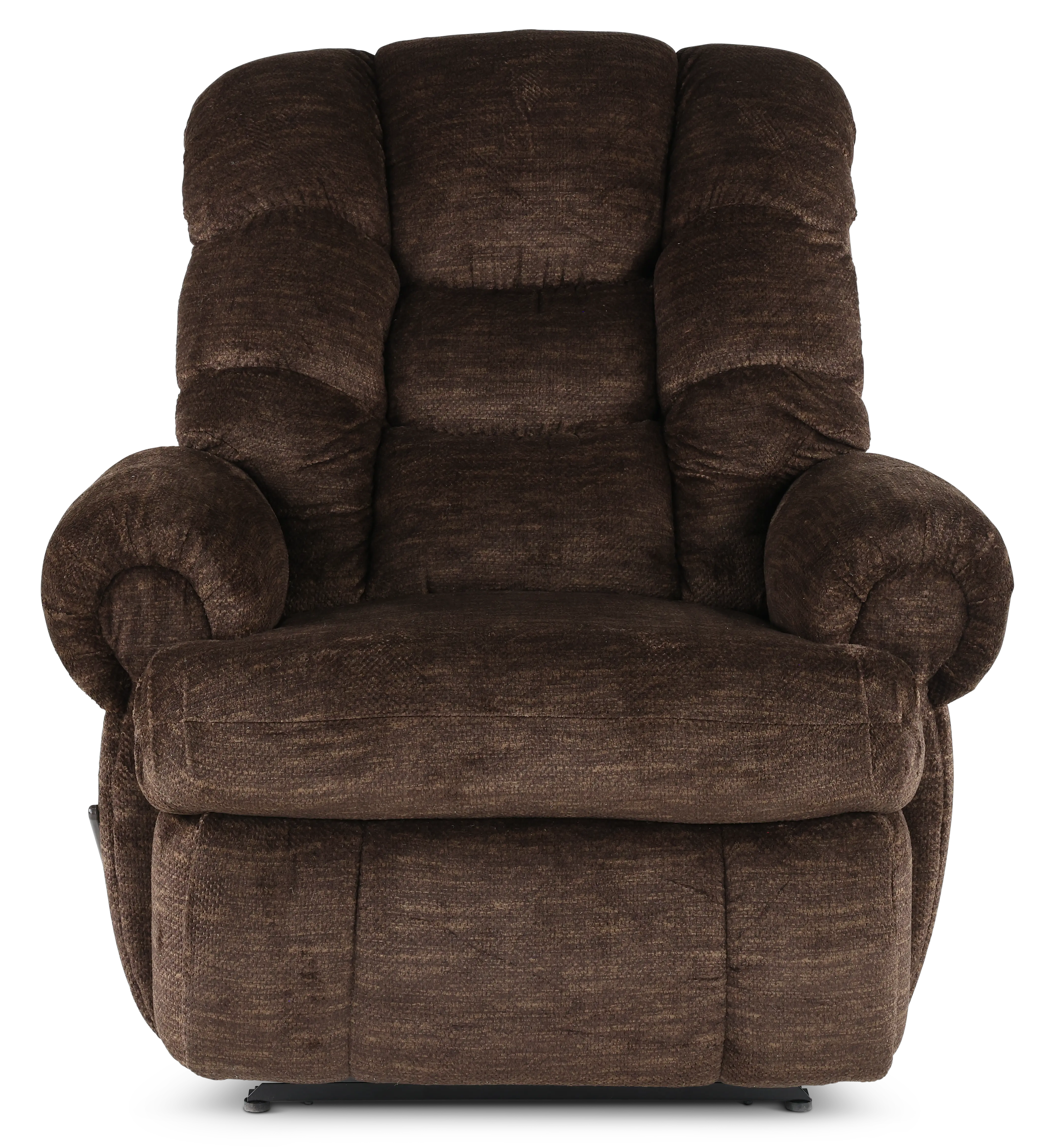 King Comfort Fudge Brown Big and Tall Recliner-1
