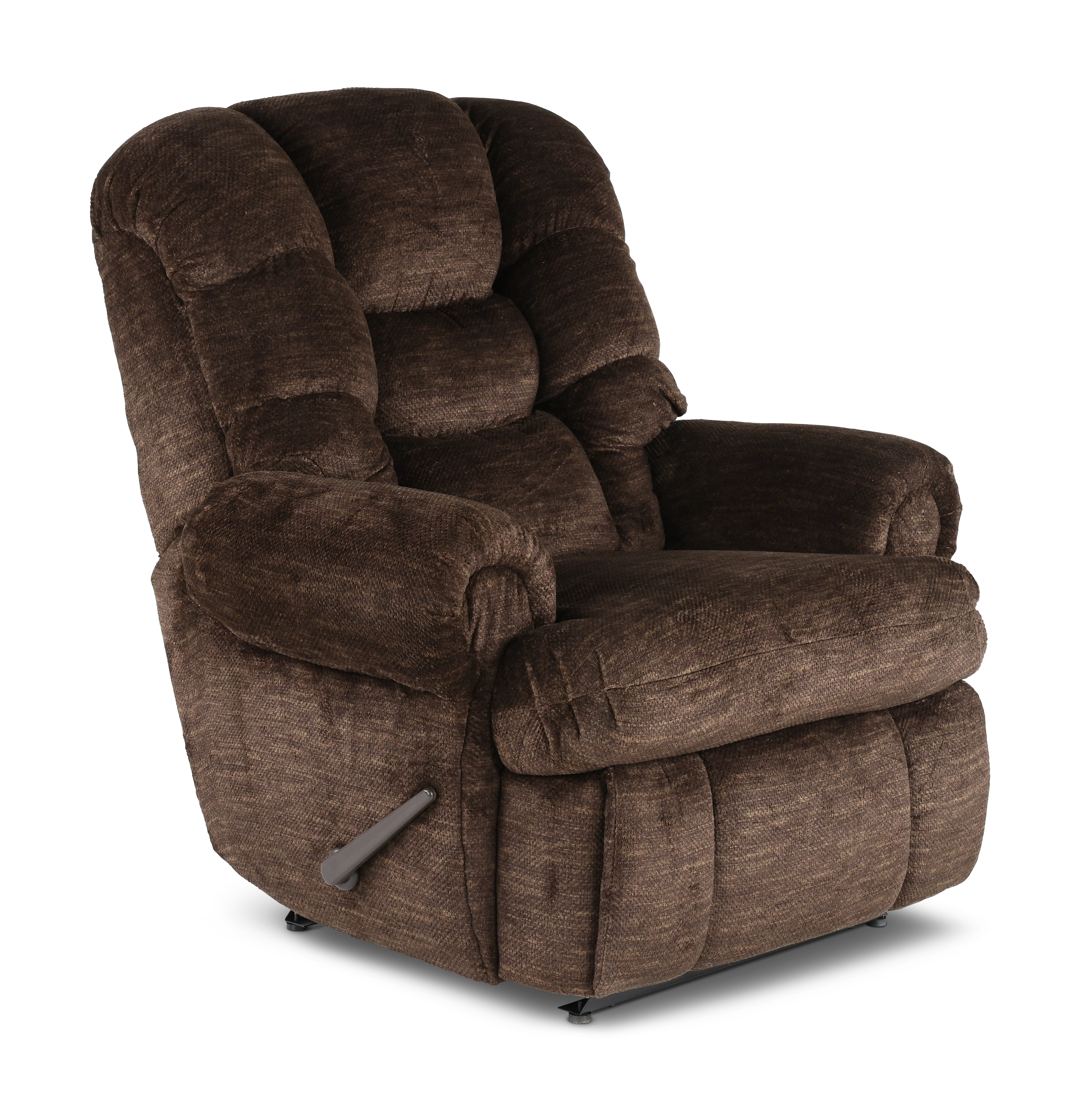 King Comfort Fudge Brown Big and Tall Recliner-5