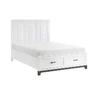 Jordan White Twin Storage Bed