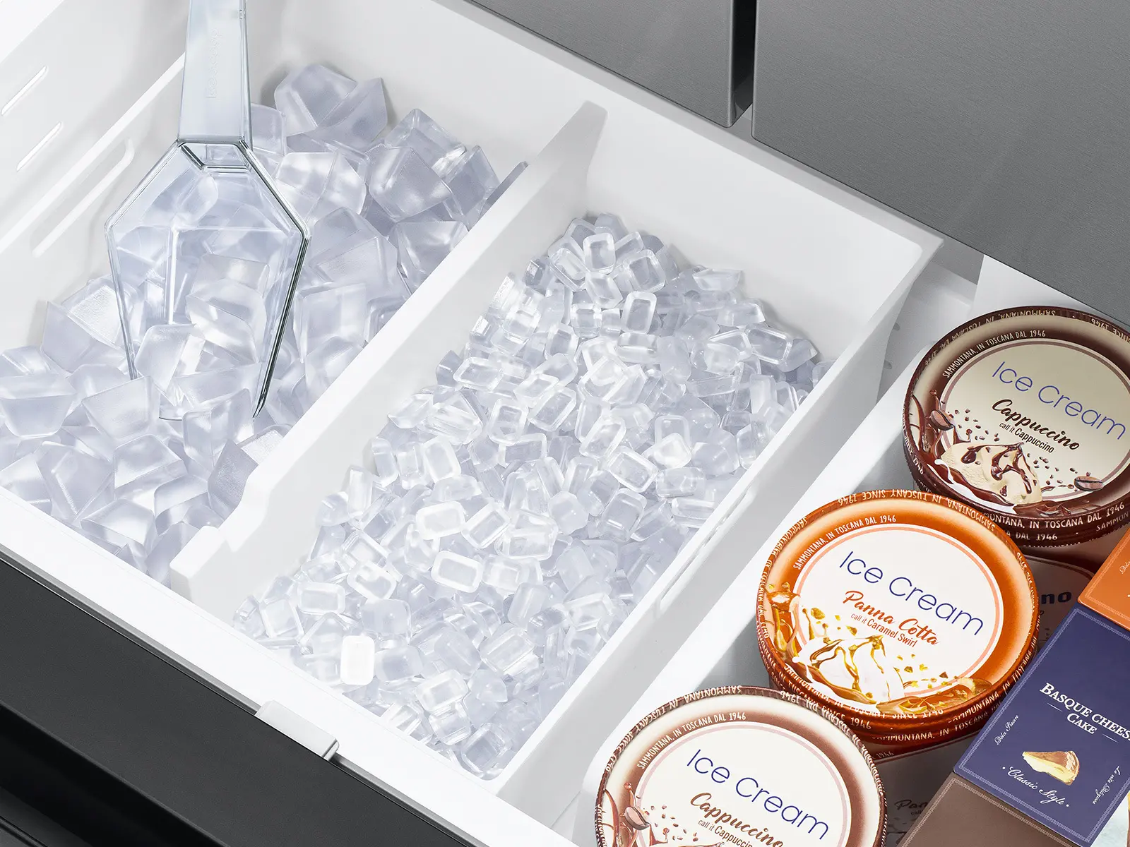 RF27CG5100SR Samsung 26.5 Cu Ft French Door Refrigerator - Counter Depth Stainless Steel-10