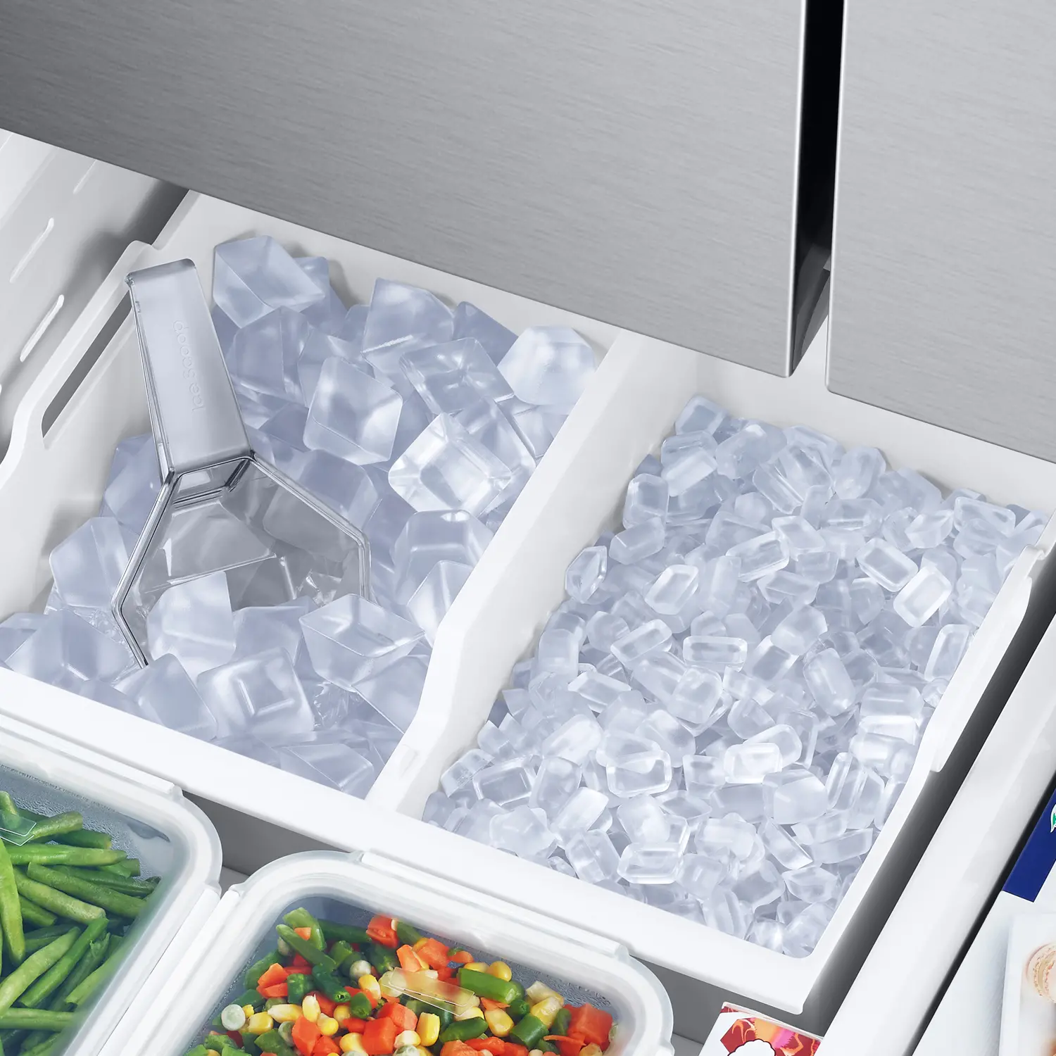 RF27CG5100SR Samsung 26.5 Cu Ft French Door Refrigerator - Counter Depth Stainless Steel-12