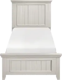 Donahue Off-White Twin Bed