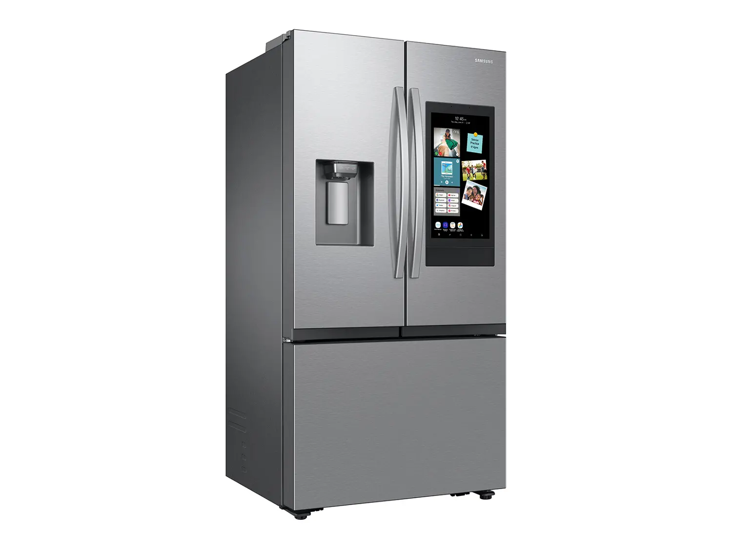 RF27CG5900SR Samsung 25 Cu Ft French Door Mega Capacity Refrigerator with Family Hub - Counter Depth Stainless Steel-1