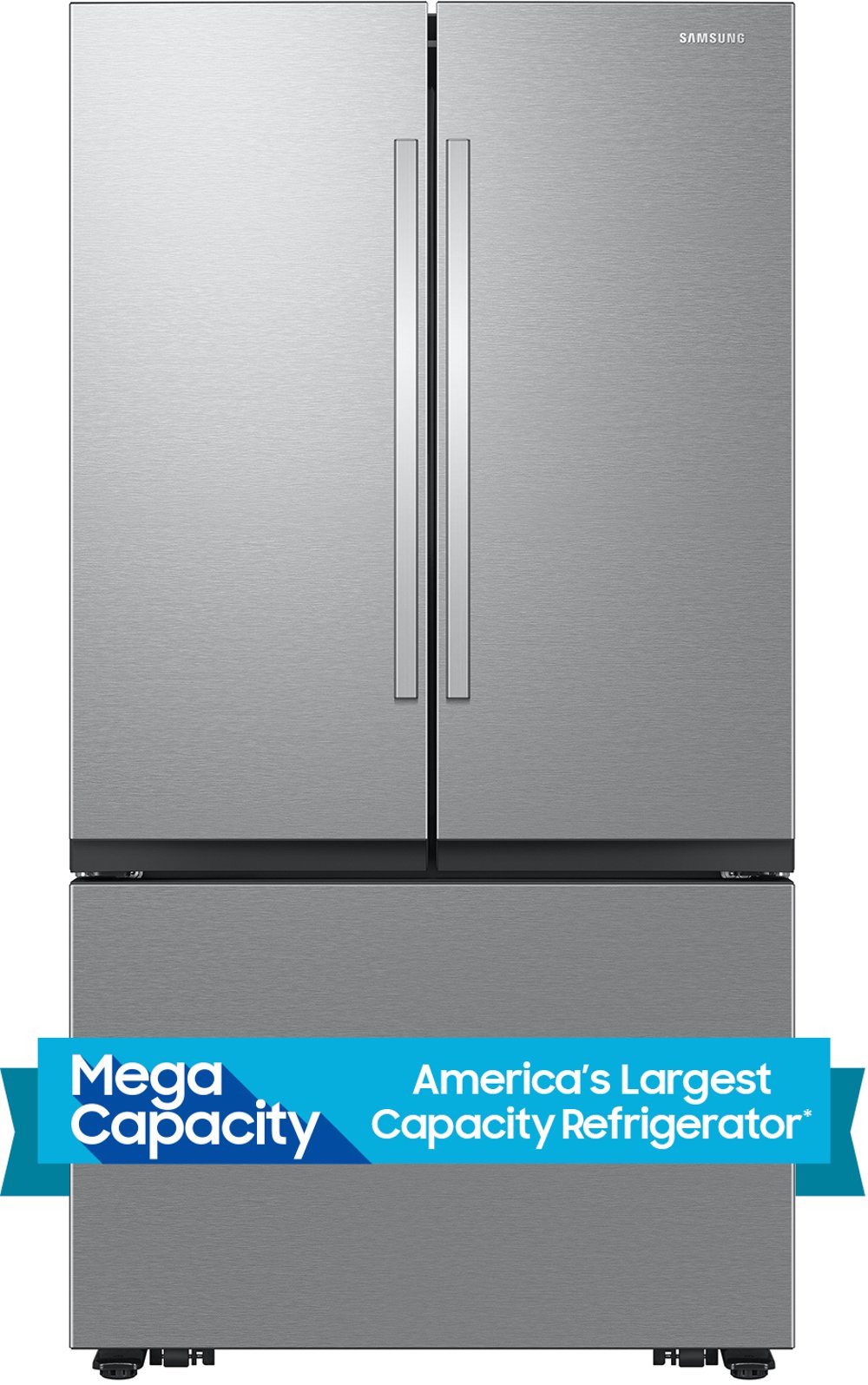 Samsung 32 Cu Ft Mega Capacity French Door Refrigerator - Stainless Steel
