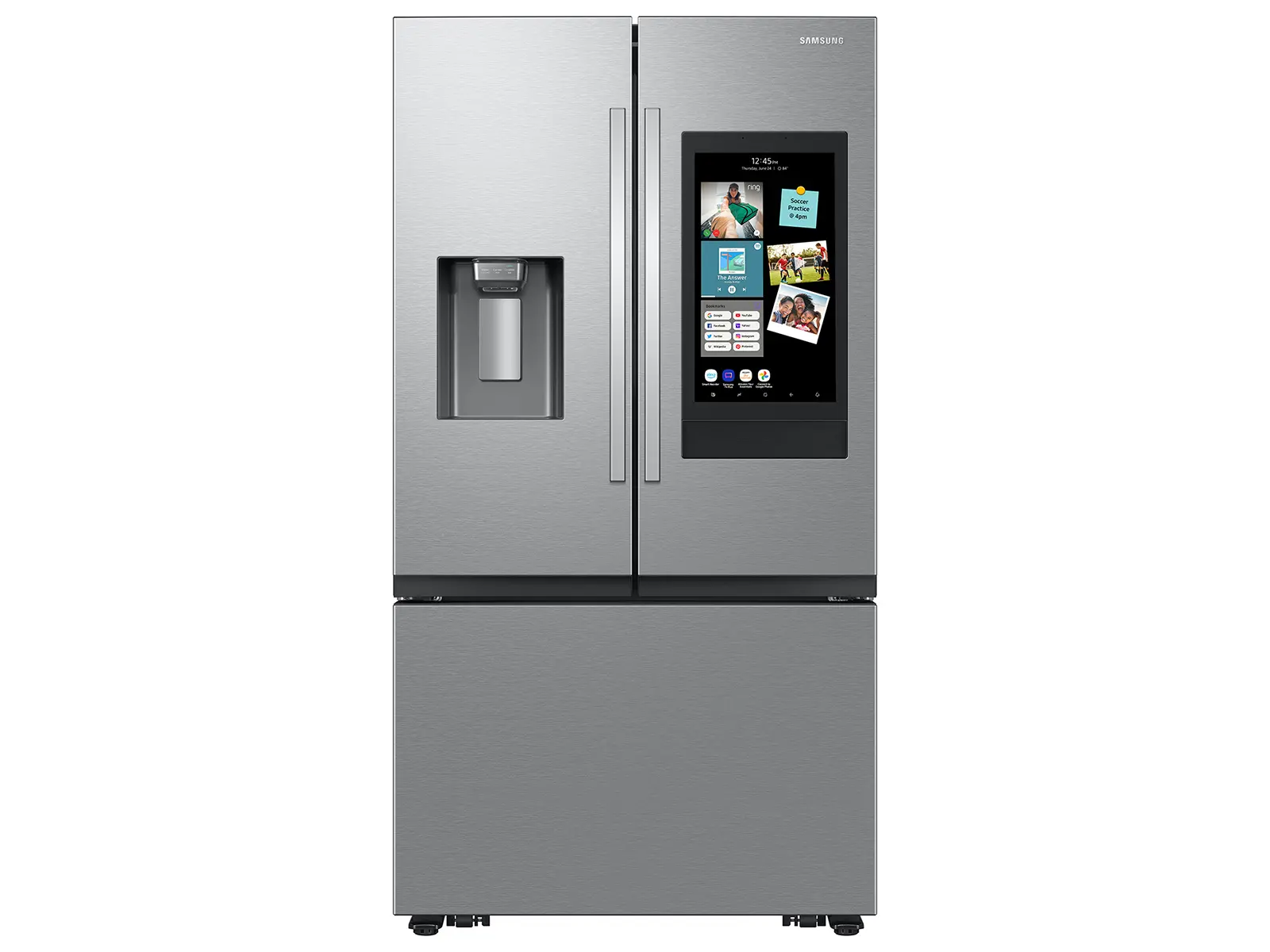 RF32CG5900SR Samsung 30 Cu Ft Mega Capacity French Door Refrigerator with Family Hub - Stainless Steel-1