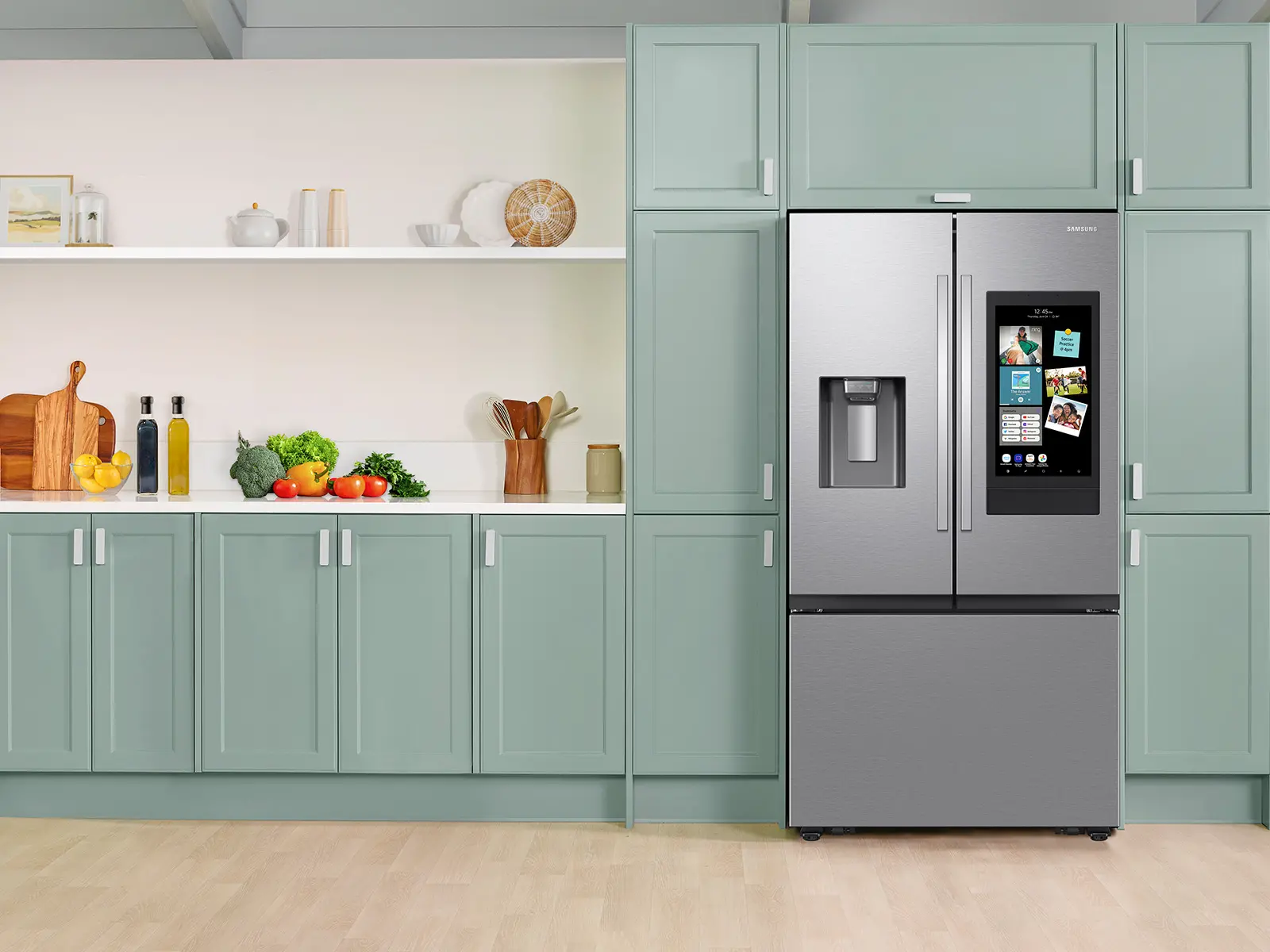 RF32CG5900SR Samsung 30 Cu Ft Mega Capacity French Door Refrigerator with Family Hub - Stainless Steel-2