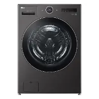 WM6998HBA LG 5.0 Cu Ft WashCombo™ All-in-One Washer-Dryer Combo - Black Steel
