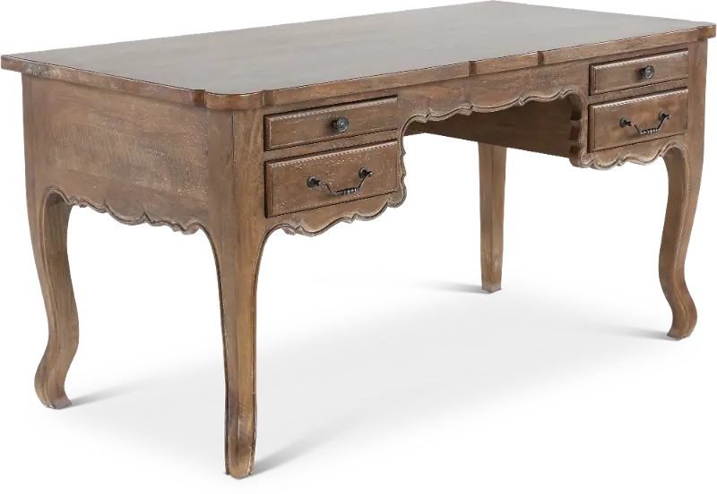 French Brown Desk