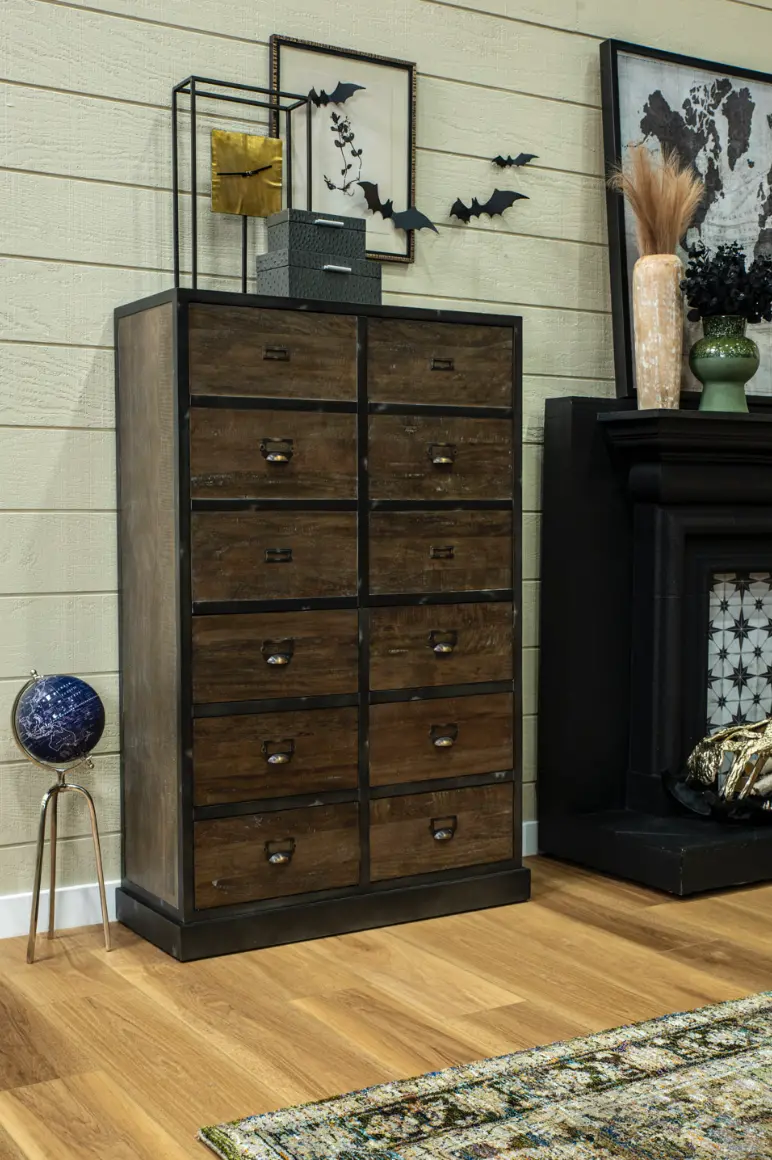 Elliott Brown Accent Bookcase-2