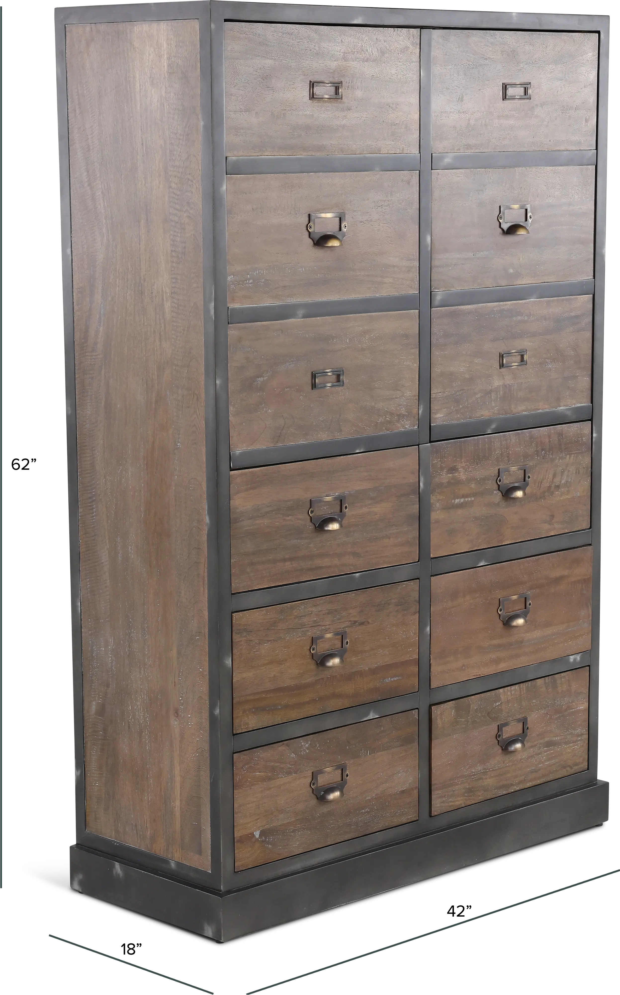 Elliott Brown Accent Bookcase-3
