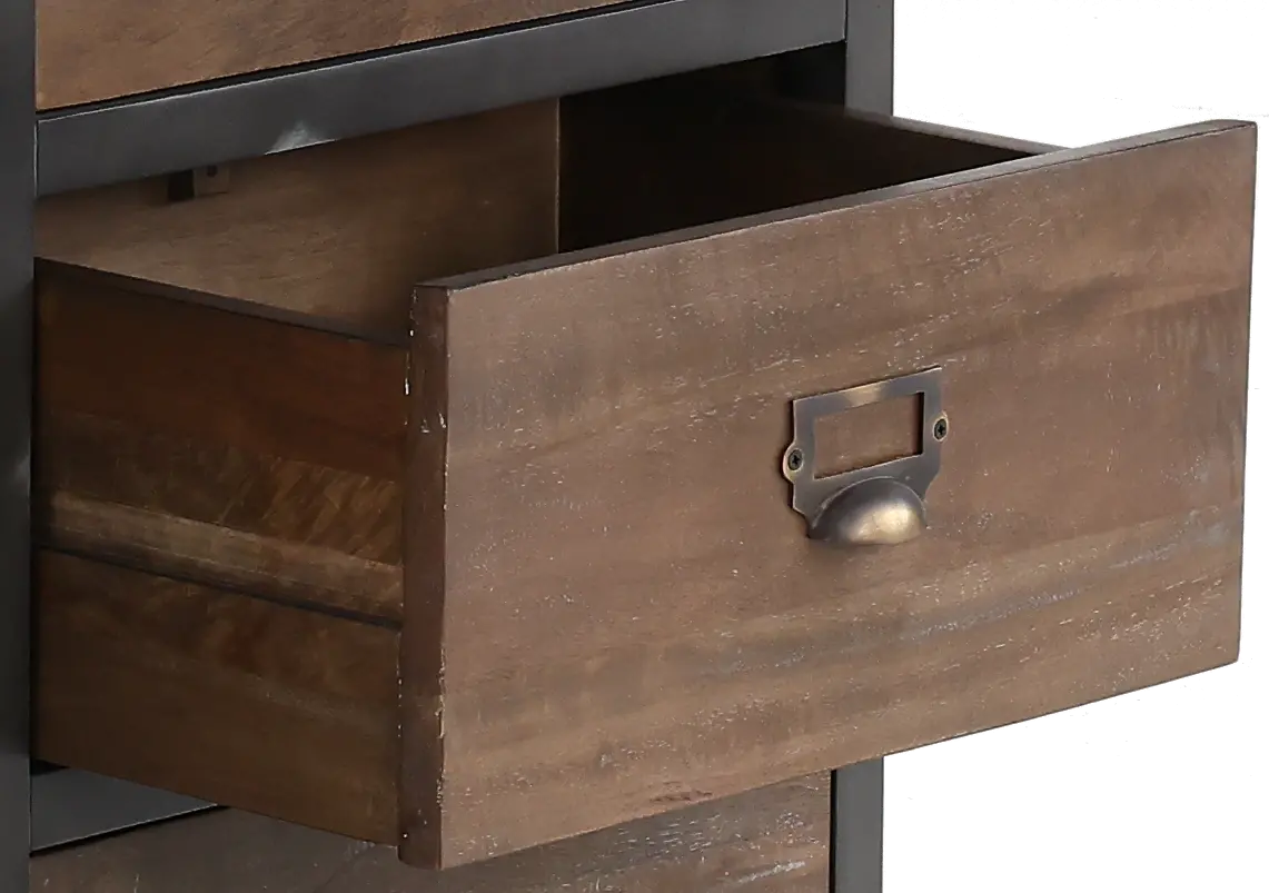 Elliott Brown Accent Bookcase-7