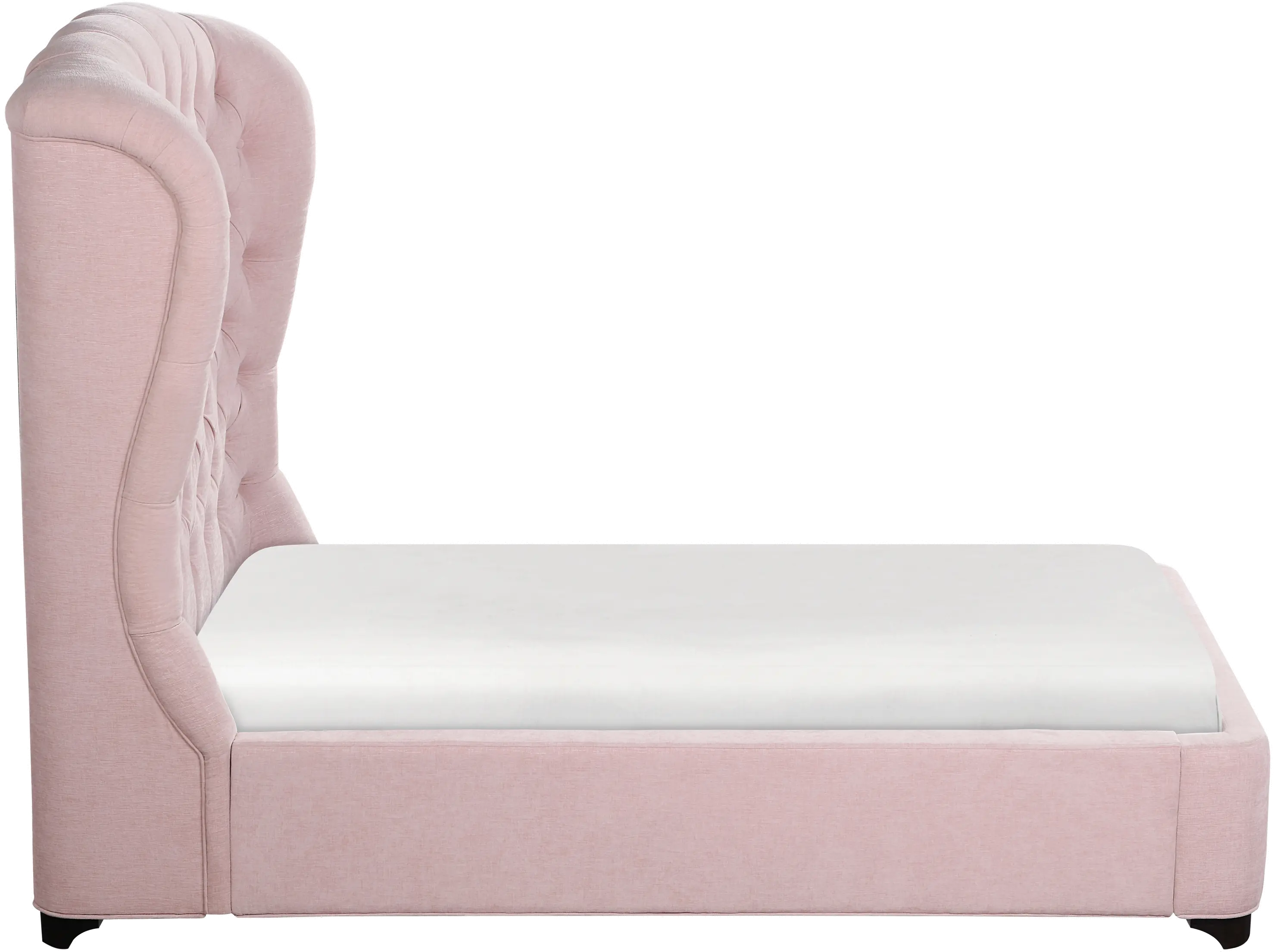 Cameo Pink Twin Upholstered Bed-4