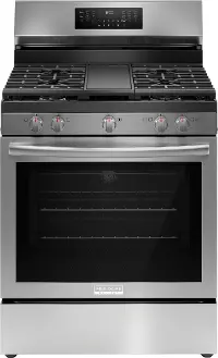 GCRG3060BF Frigidaire 5.1 Cu Ft Gas Range - Stainless Steel