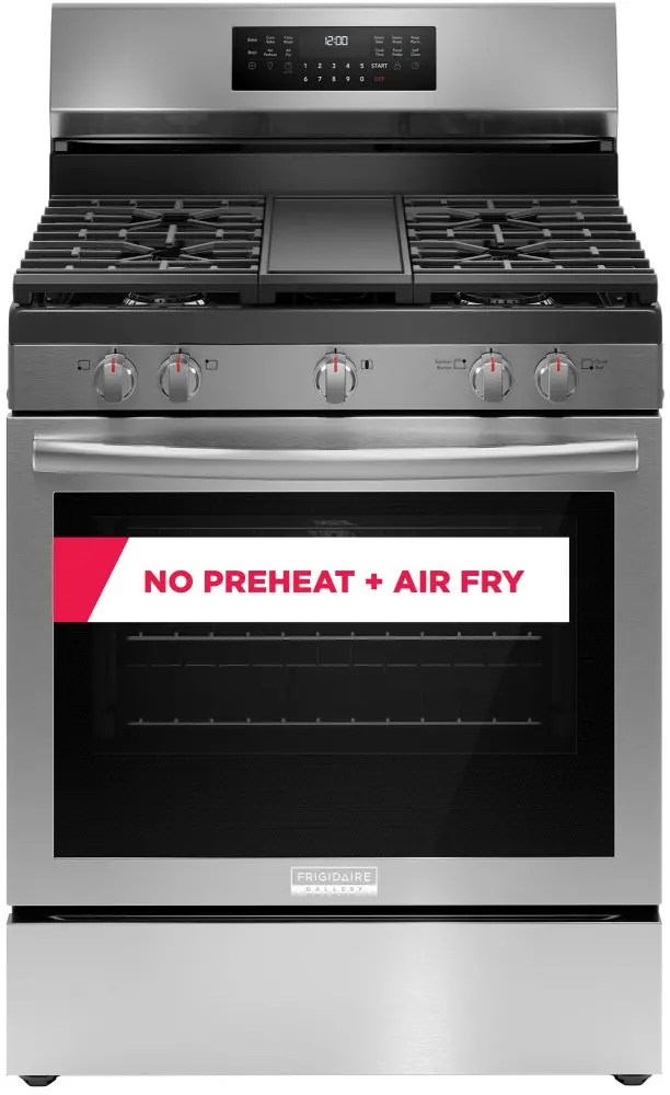 GCRG3060BF Frigidaire 5.1 Cu Ft Gas Range - Stainless Steel-2