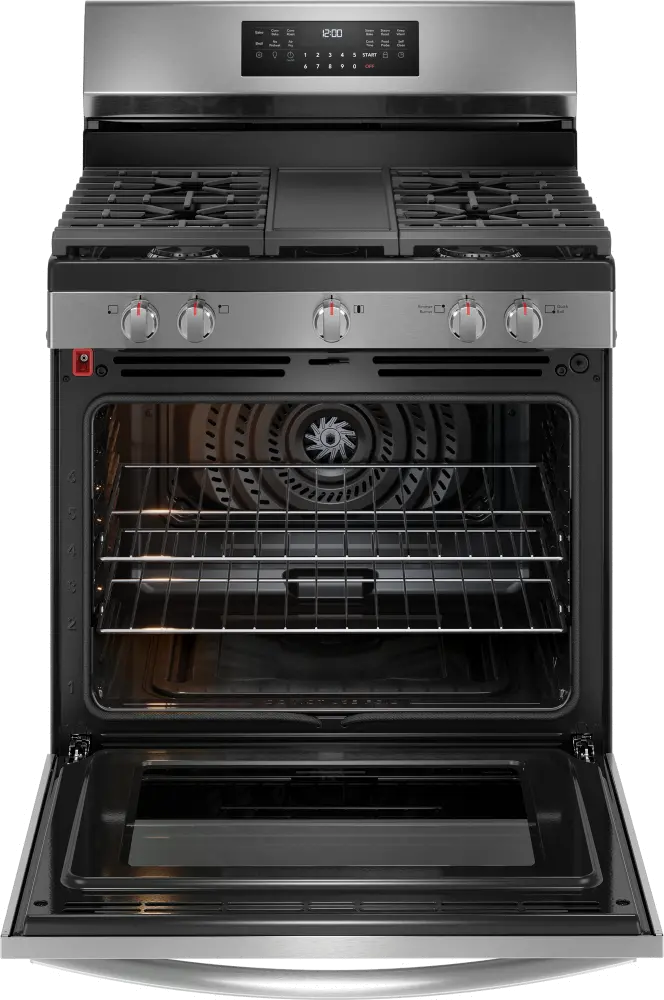 GCRG3060BD Frigidaire 5.1 Cu Ft Gas Range - Black Stainless Steel-4