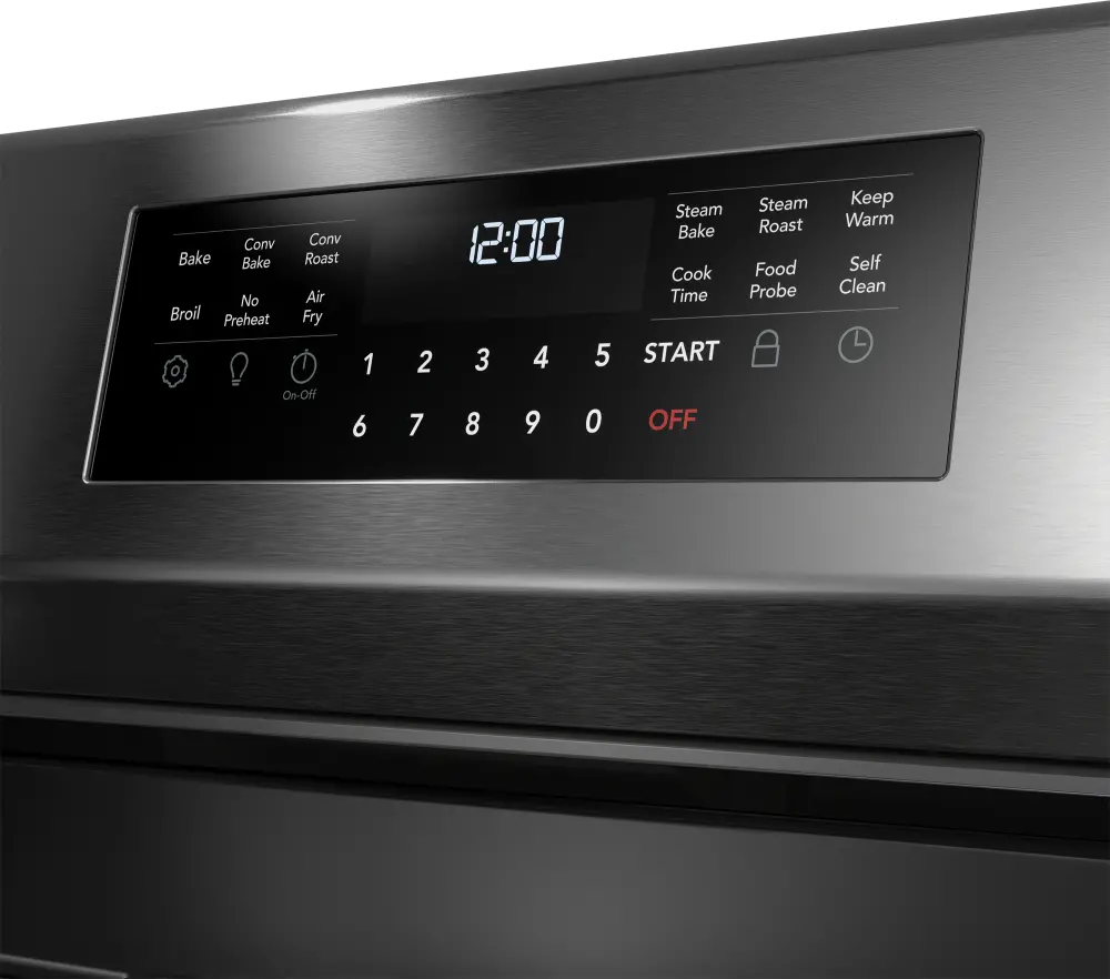 GCRG3060BD Frigidaire 5.1 Cu Ft Gas Range - Black Stainless Steel-5