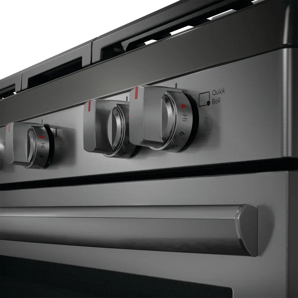 GCRG3060BD Frigidaire 5.1 Cu Ft Gas Range - Black Stainless Steel-6
