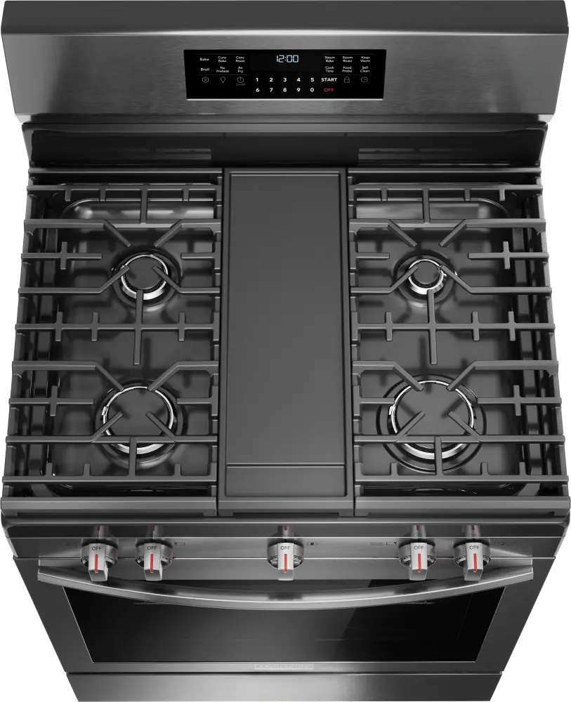 GCRG3060BD Frigidaire 5.1 Cu Ft Gas Range - Black Stainless Steel-7