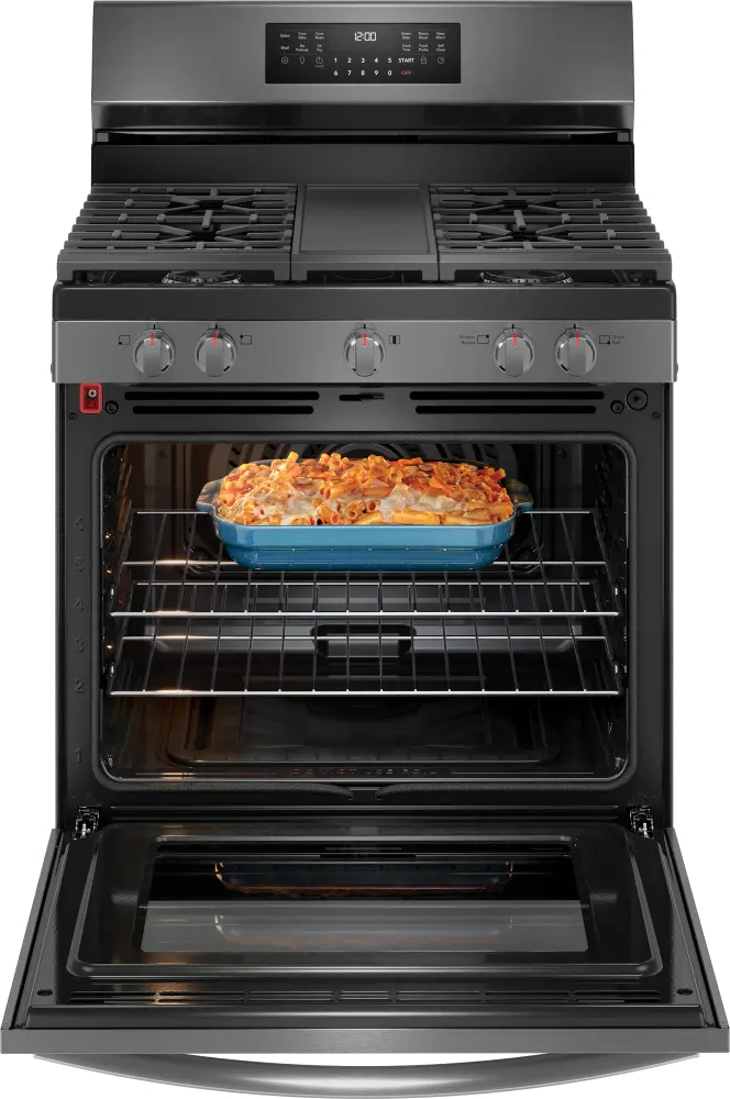 GCRG3060BD Frigidaire 5.1 Cu Ft Gas Range - Black Stainless Steel-8