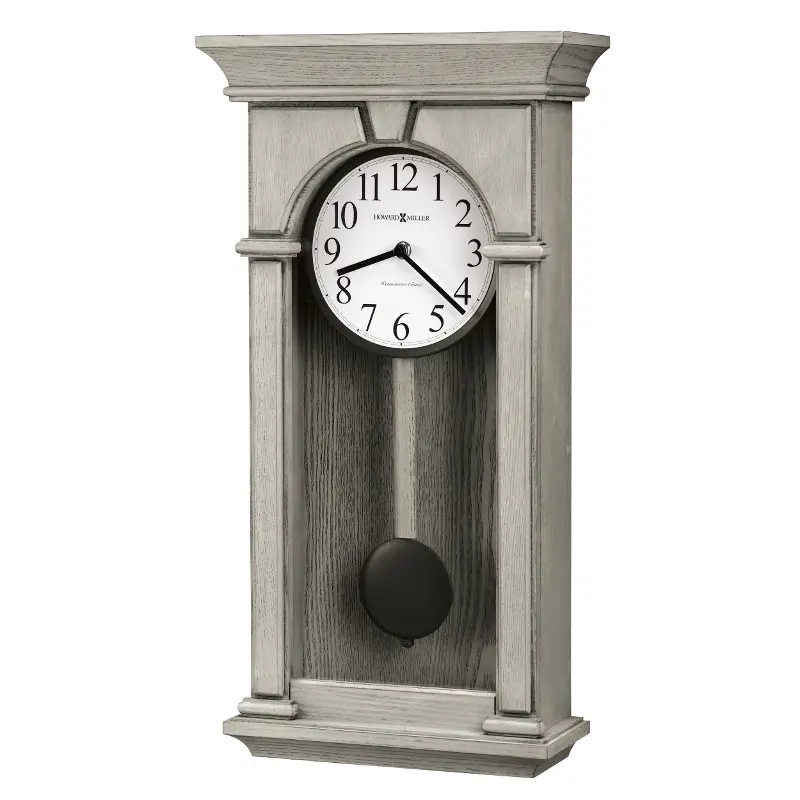 Mira Gray Pendulum Wall Clock