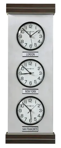 Sienna Vertical Wall World Clock